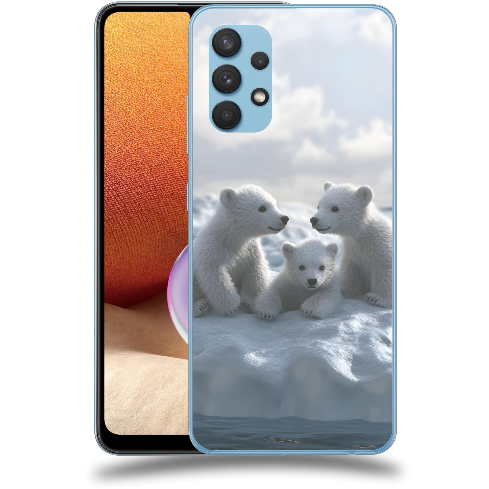 ACOVER Kryt na mobil Samsung Galaxy A32 4G SM-A325F - Medvíďata