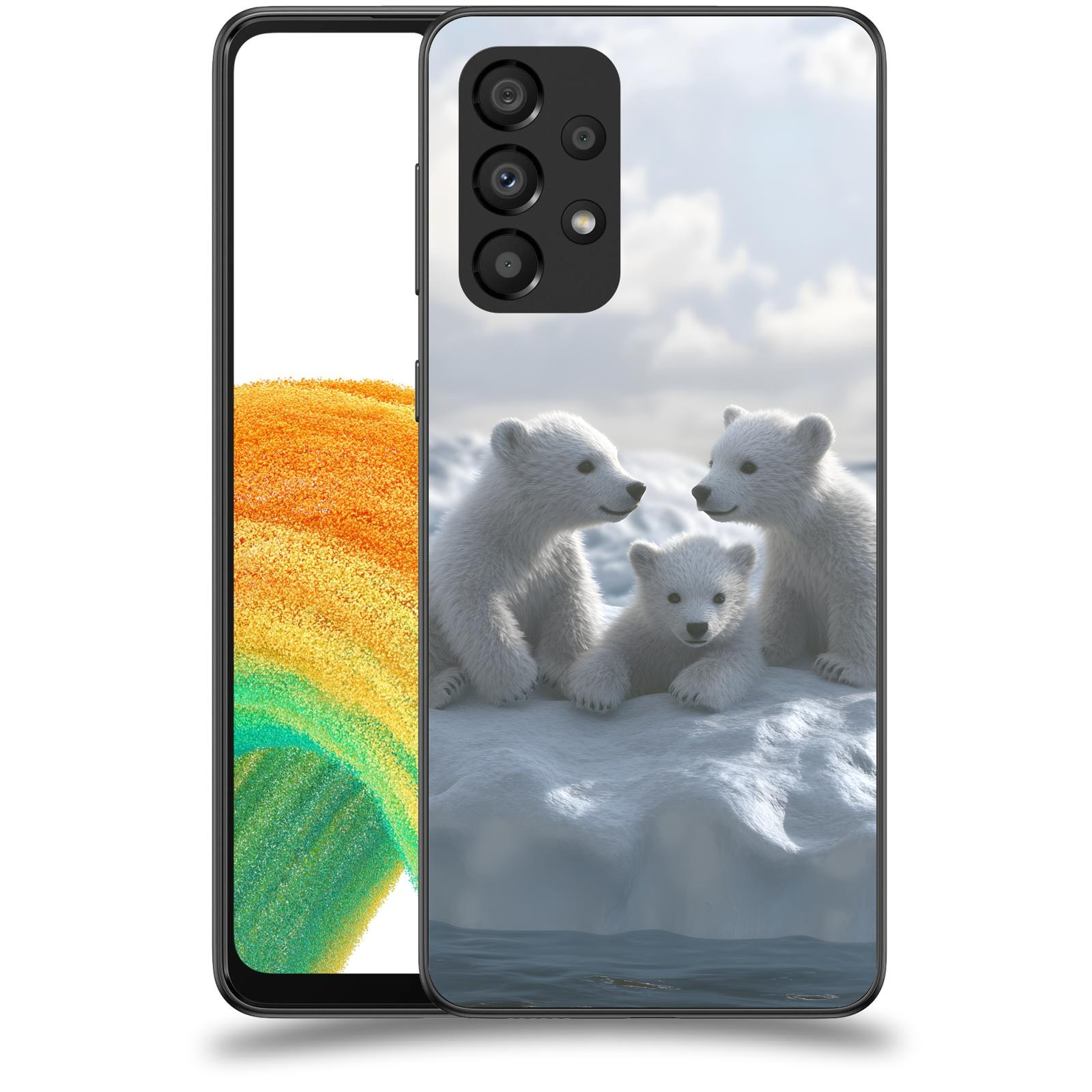 ACOVER Kryt na mobil Samsung Galaxy A33 5G A336 - Medvíďata
