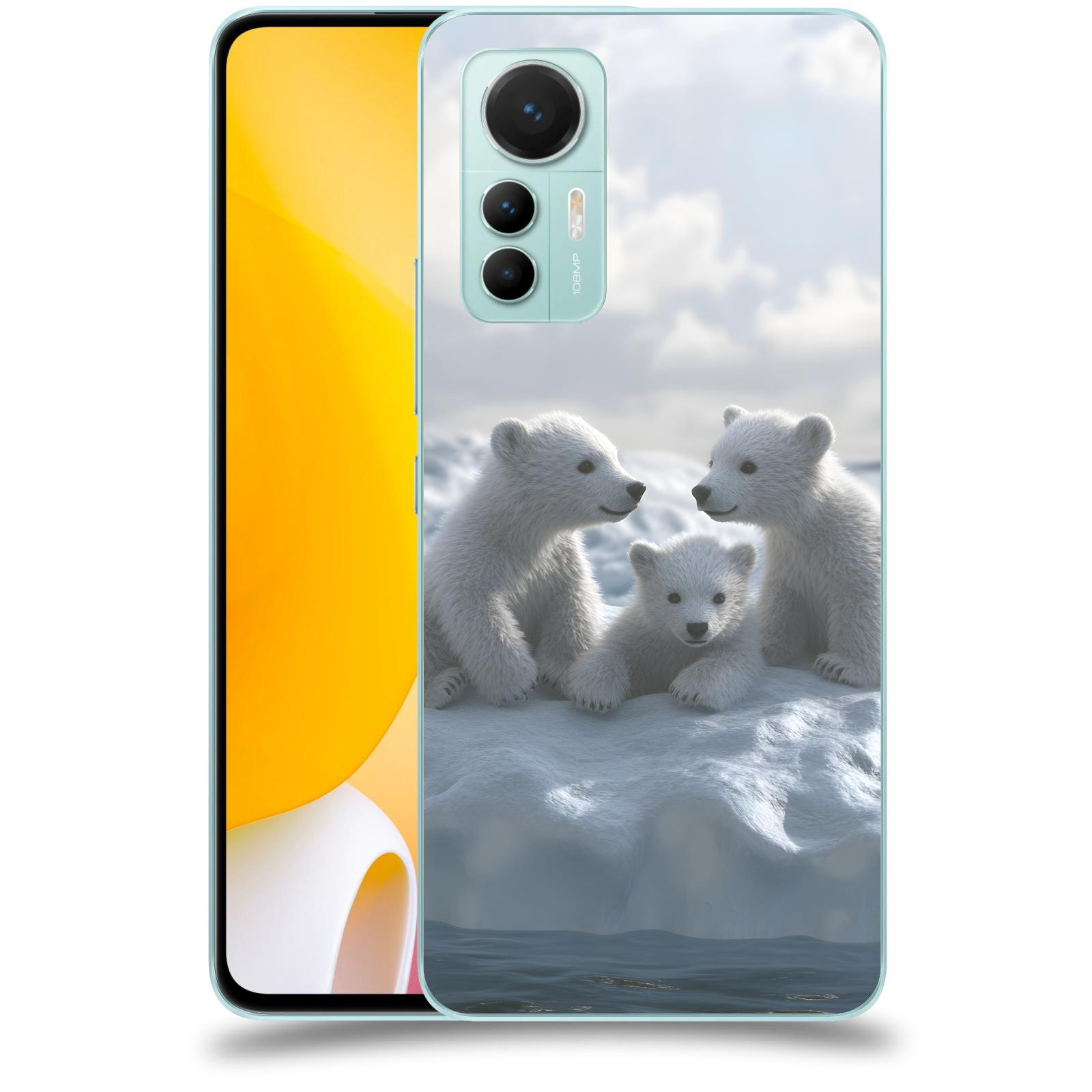 ACOVER Kryt na mobil Xiaomi 12 Lite - Medvíďata