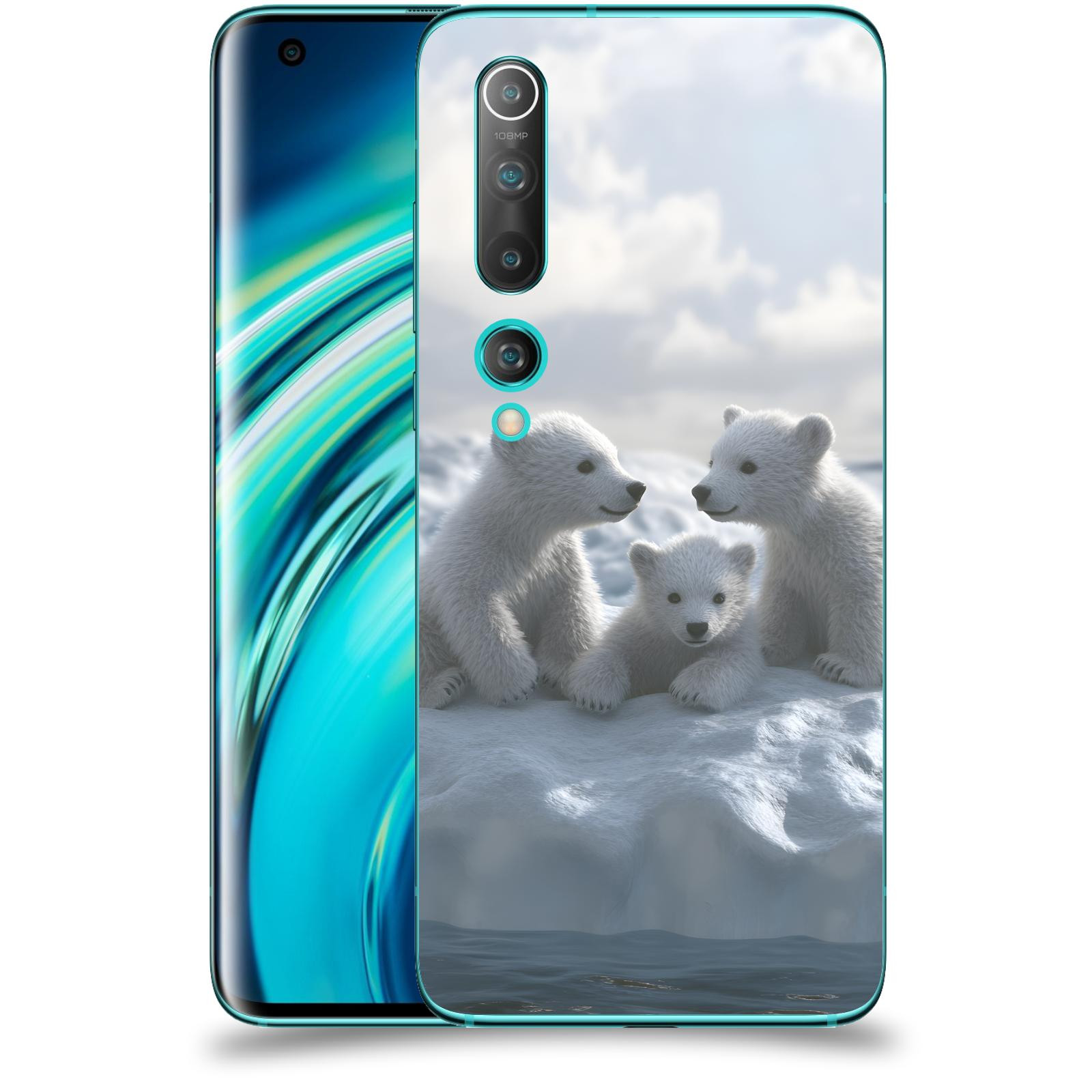 ACOVER Kryt na mobil Xiaomi Mi 10 - Medvíďata