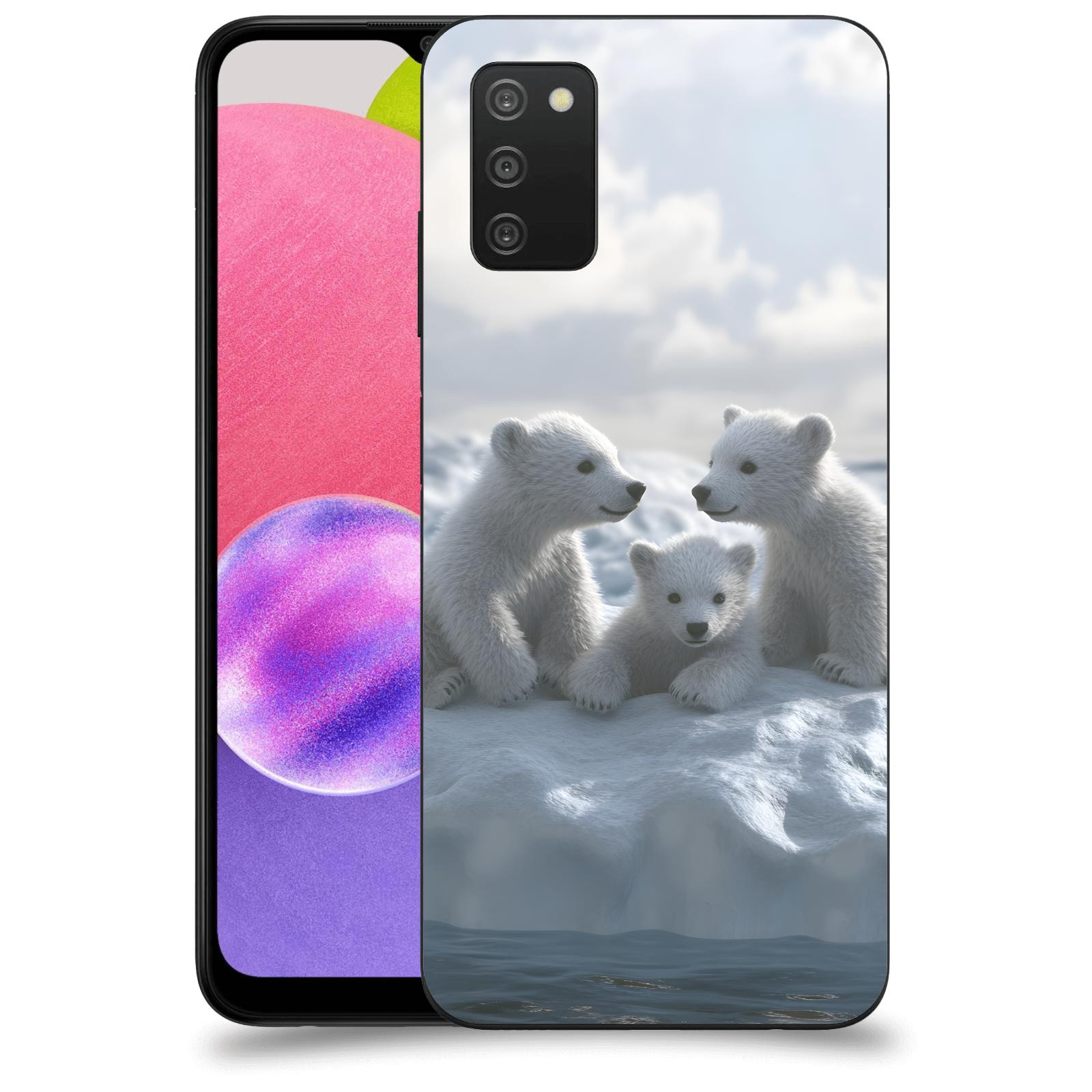 ACOVER Kryt na mobil Samsung Galaxy A03s A037G - Medvíďata