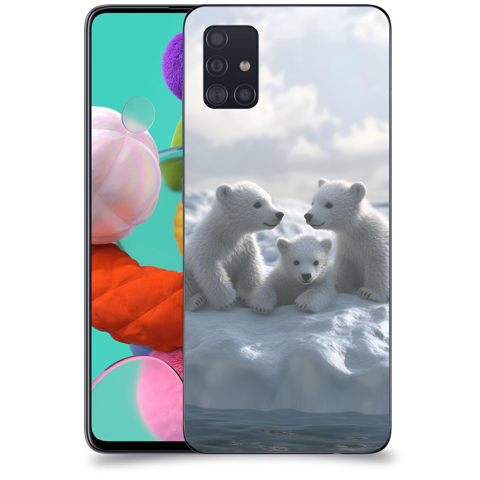 ACOVER Kryt na mobil Samsung Galaxy A51 A515F - Medvíďata