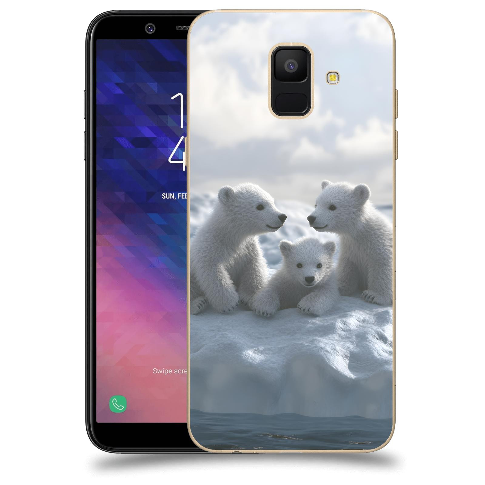 ACOVER Kryt na mobil Samsung Galaxy A6 A600F - Medvíďata
