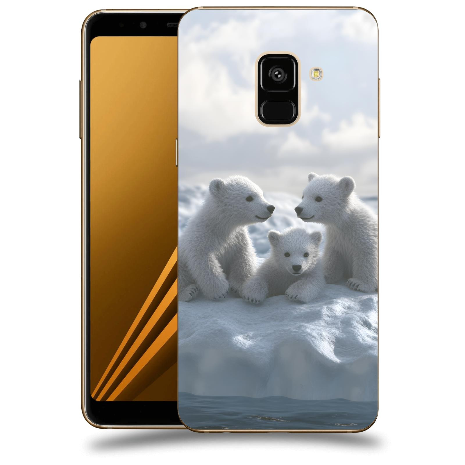 ACOVER Kryt na mobil Samsung Galaxy A8 2018 A530F - Medvíďata