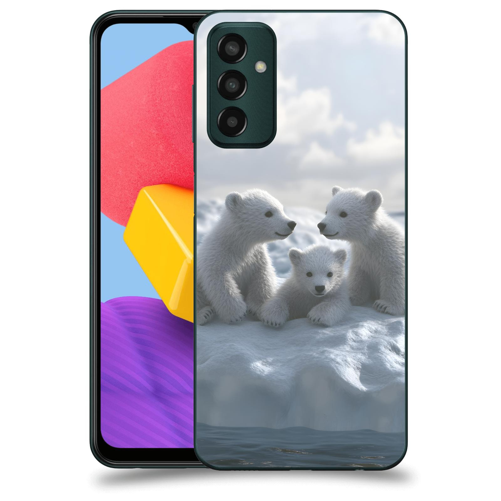 ACOVER Kryt na mobil Samsung Galaxy M13 M135F - Medvíďata
