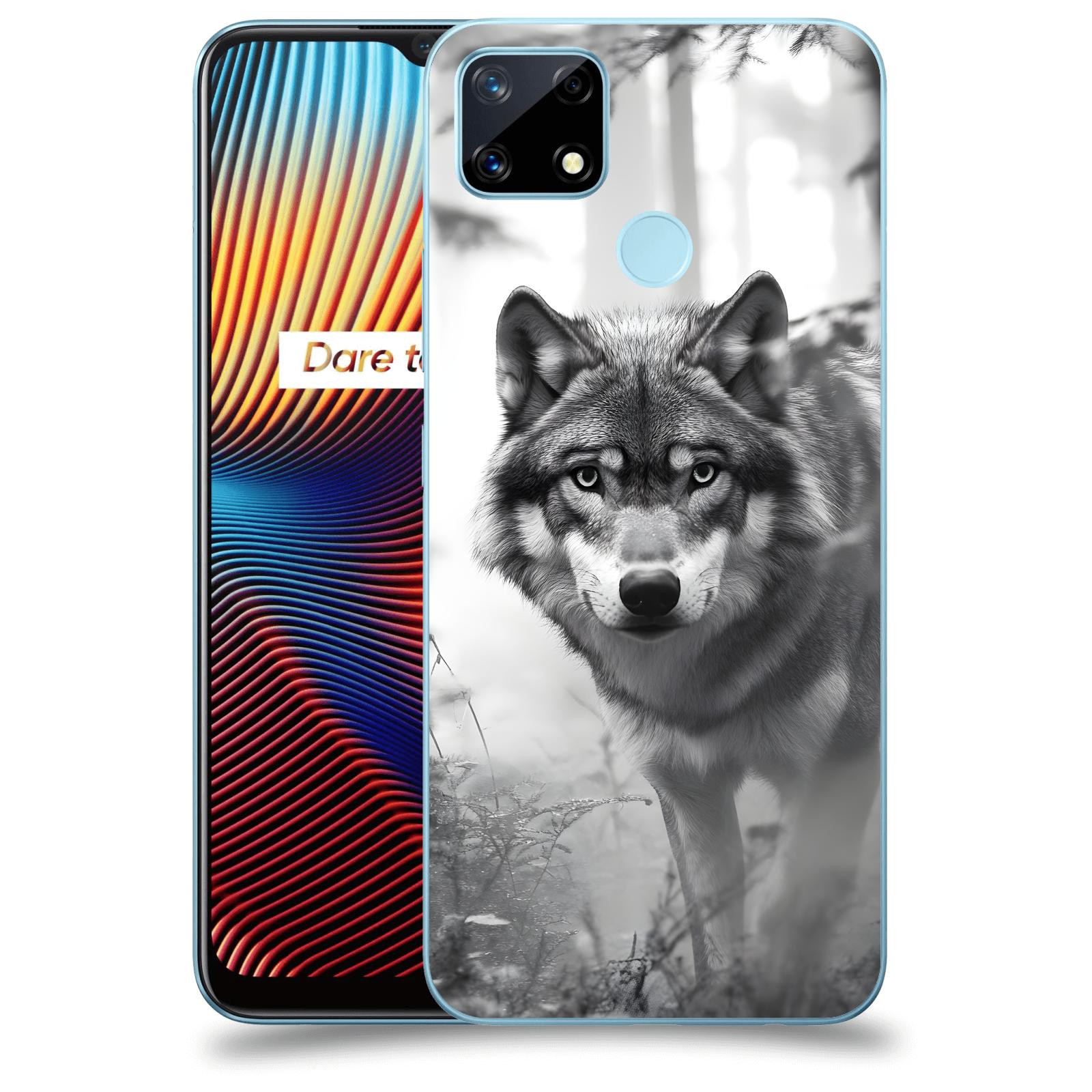 ACOVER Kryt na mobil Realme 7i - Vlk