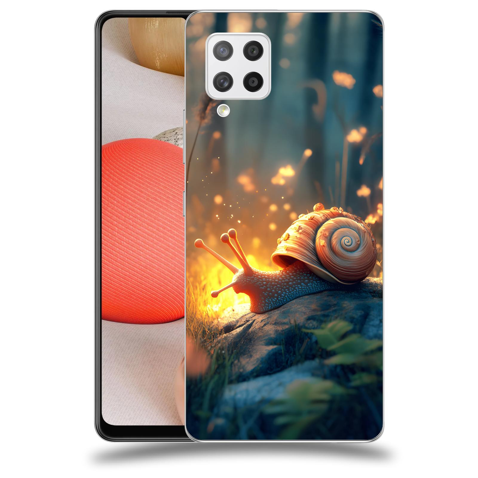 ACOVER Kryt na mobil Samsung Galaxy A42 A426B - Šnek