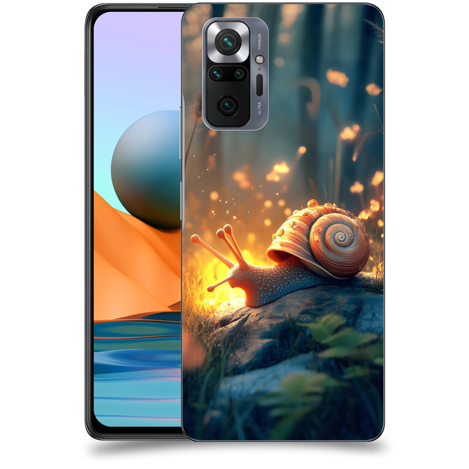 ACOVER Kryt na mobil Xiaomi Redmi Note 10 Pro - Šnek
