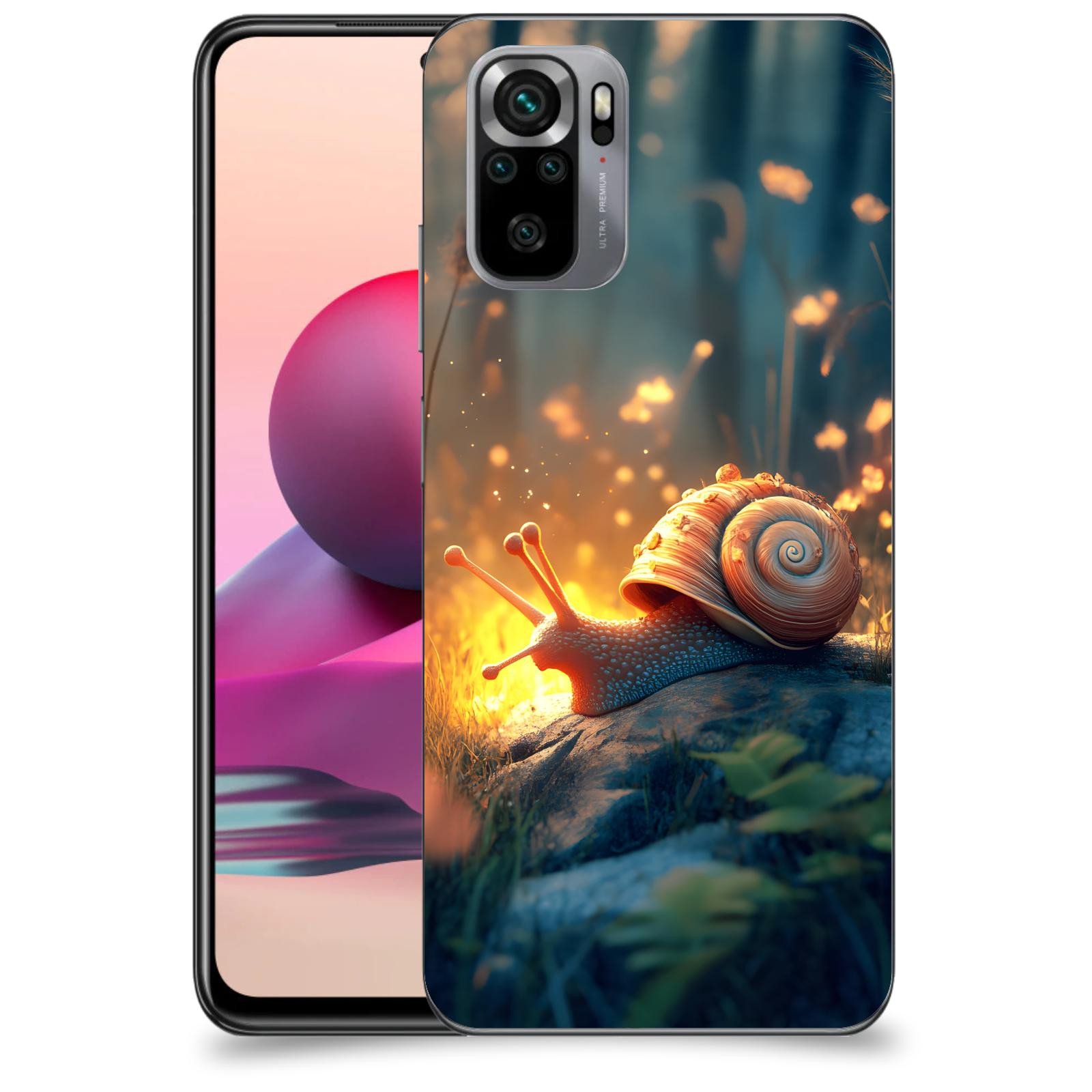ACOVER Kryt na mobil Xiaomi Redmi Note 10S - Šnek