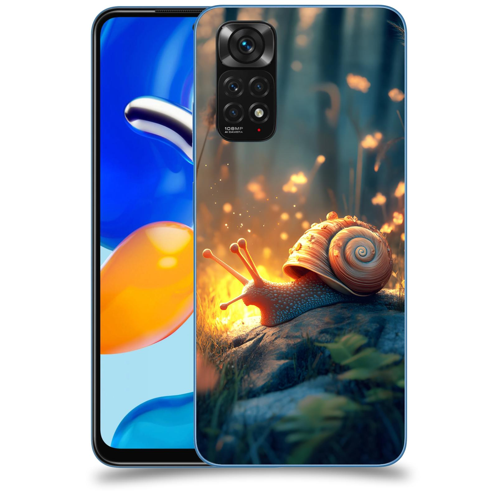 ACOVER Kryt na mobil Xiaomi Redmi Note 11S - Šnek