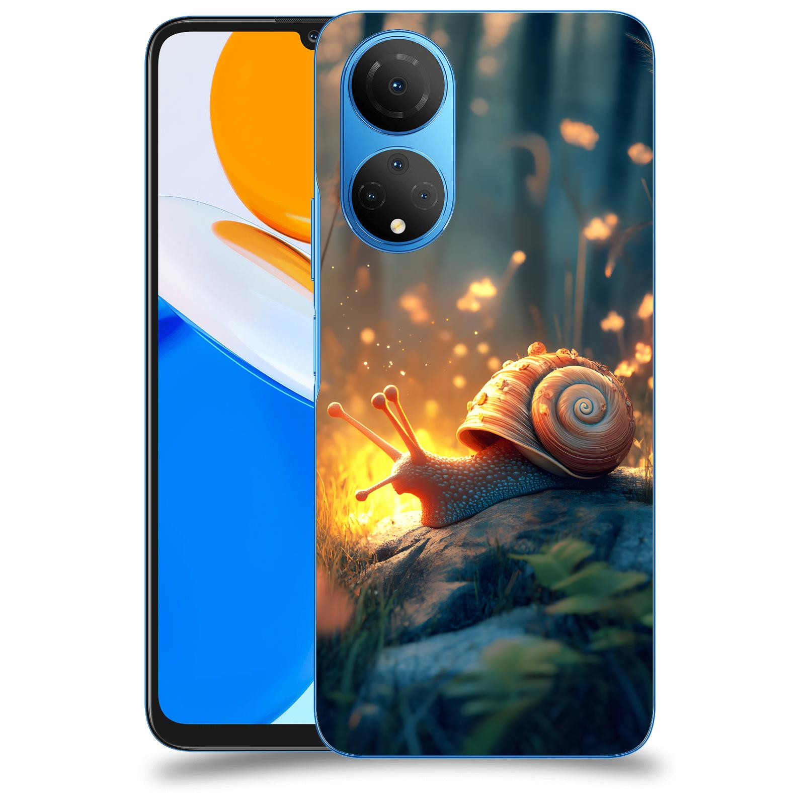 ACOVER Kryt na mobil Honor X7 - Šnek