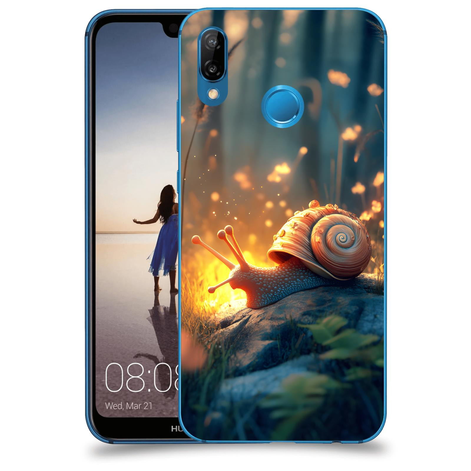 ACOVER Kryt na mobil Huawei P20 Lite - Šnek