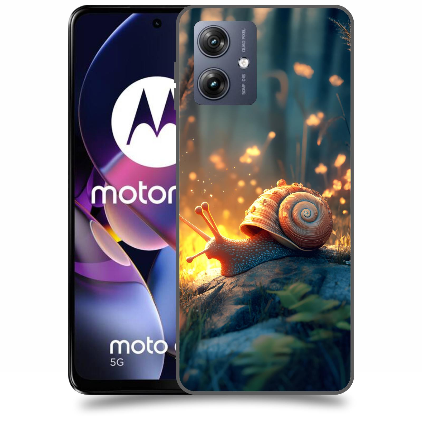ACOVER Kryt na mobil Motorola Moto G54 5G - Šnek