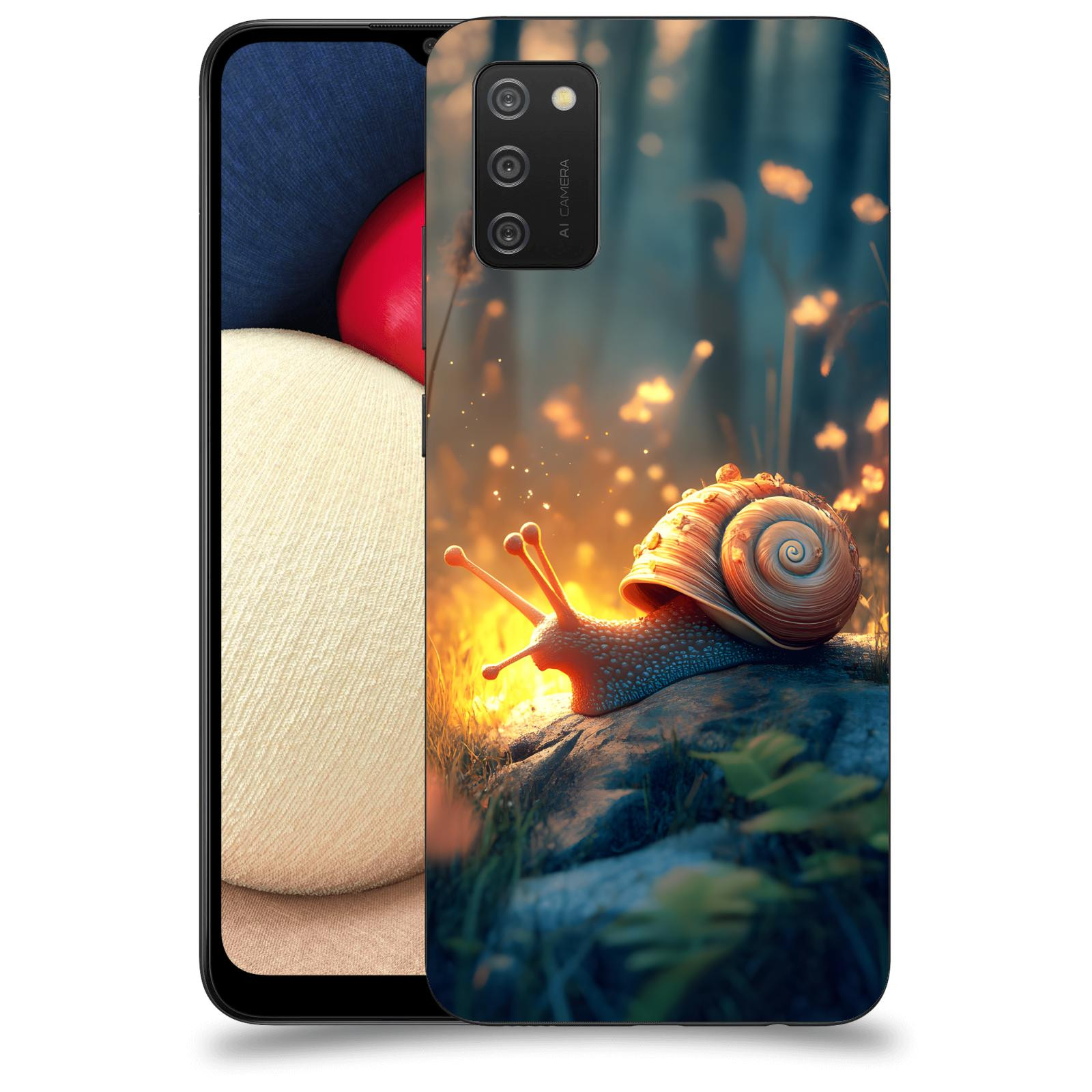 ACOVER Kryt na mobil Samsung Galaxy A02s A025G - Šnek