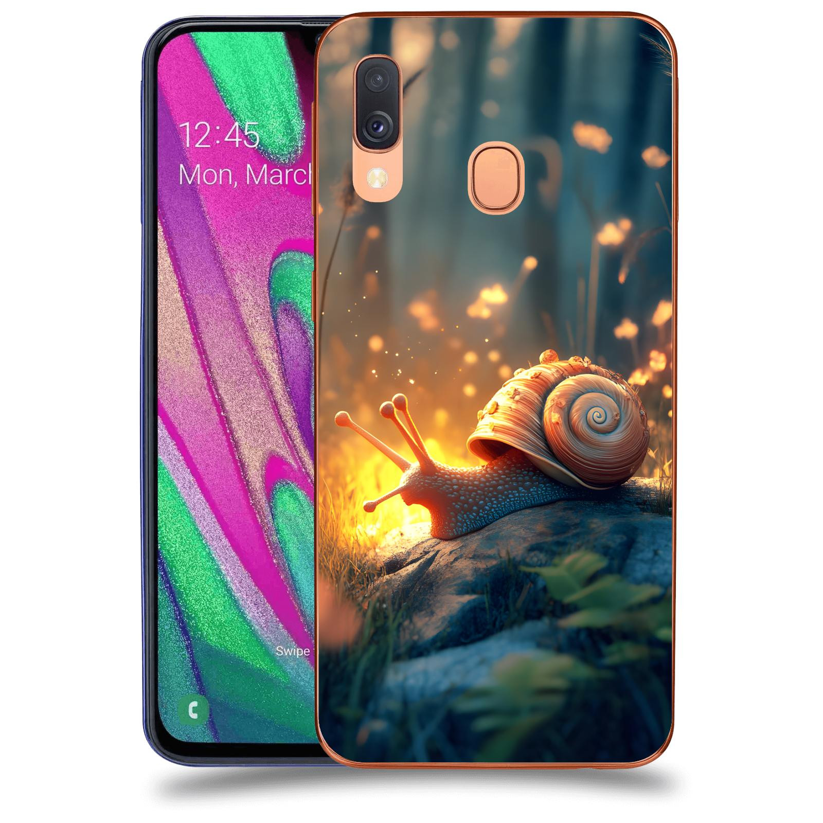 ACOVER Kryt na mobil Samsung Galaxy A40 A405F - Šnek