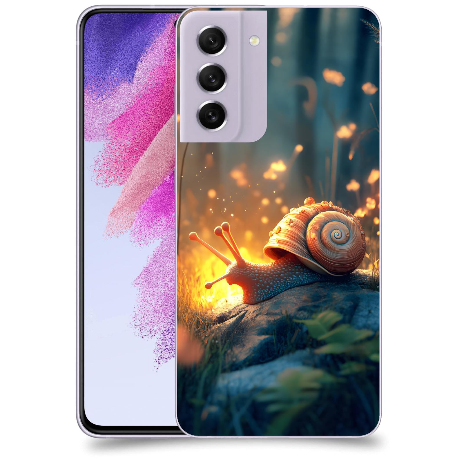 ACOVER Kryt na mobil Samsung Galaxy S21 FE 5G - Šnek