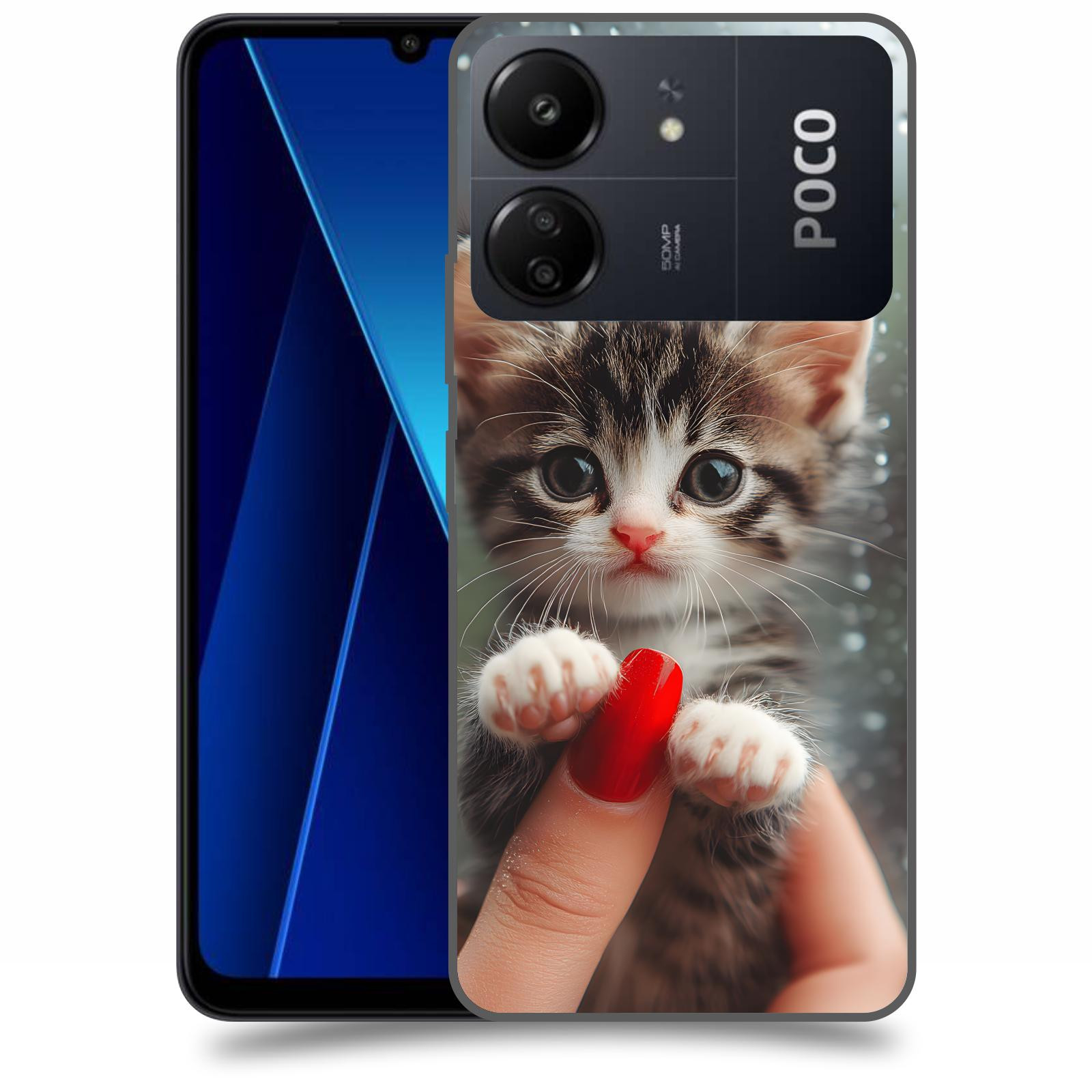 ACOVER Kryt na mobil Poco C65 - Koťátko 2