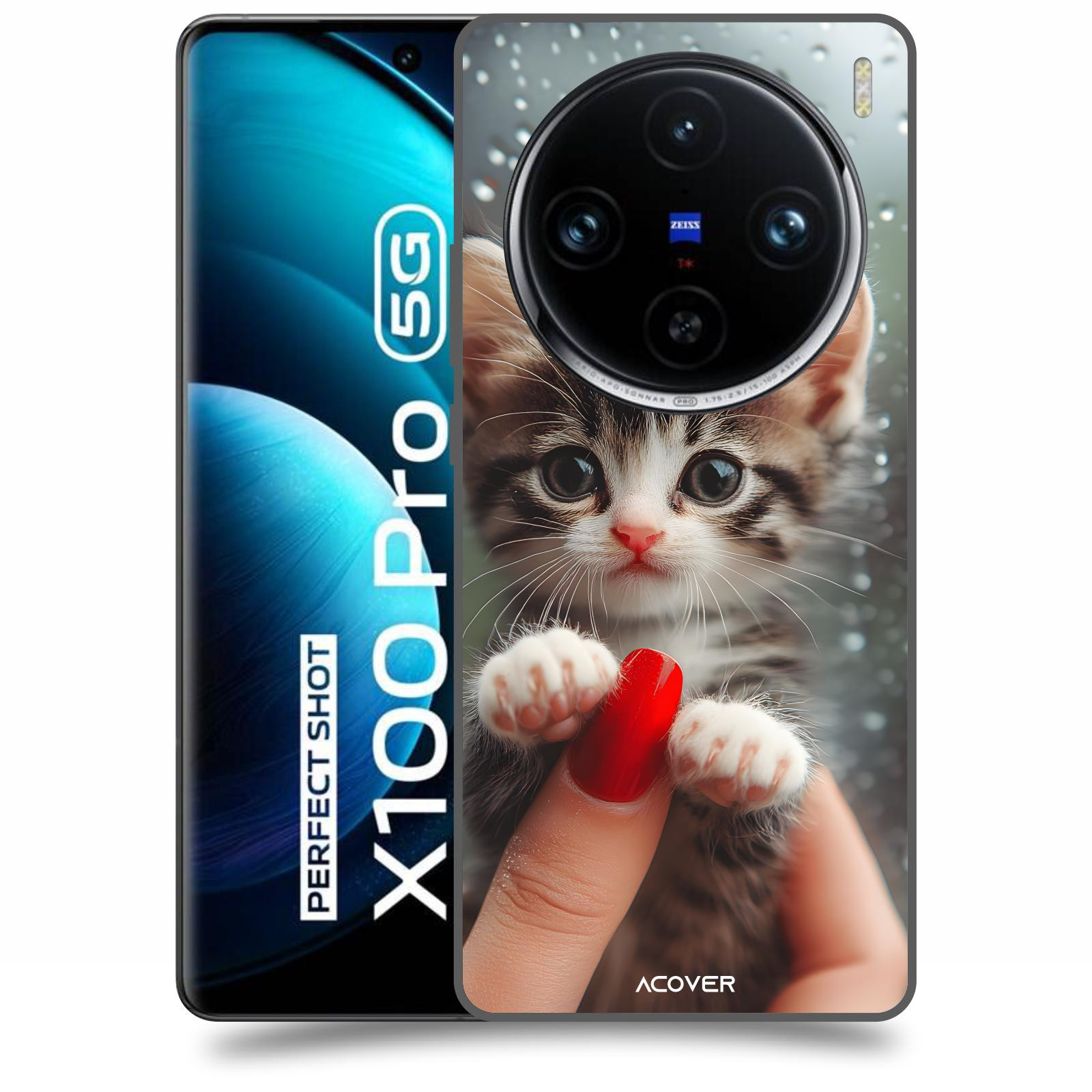 ACOVER Kryt na mobil Vivo X100 Pro - Koťátko 2