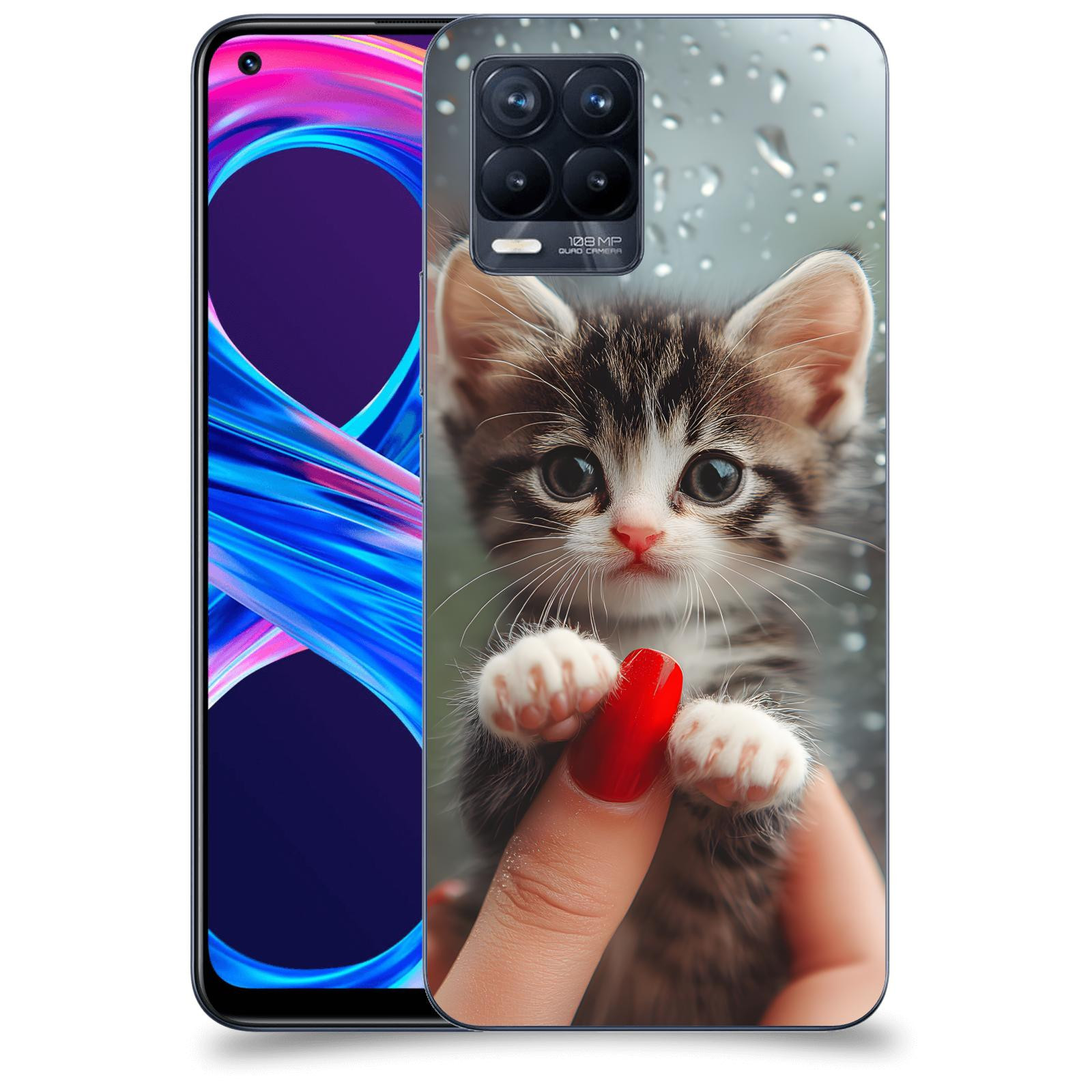 ACOVER Kryt na mobil Realme 8 Pro - Koťátko 2