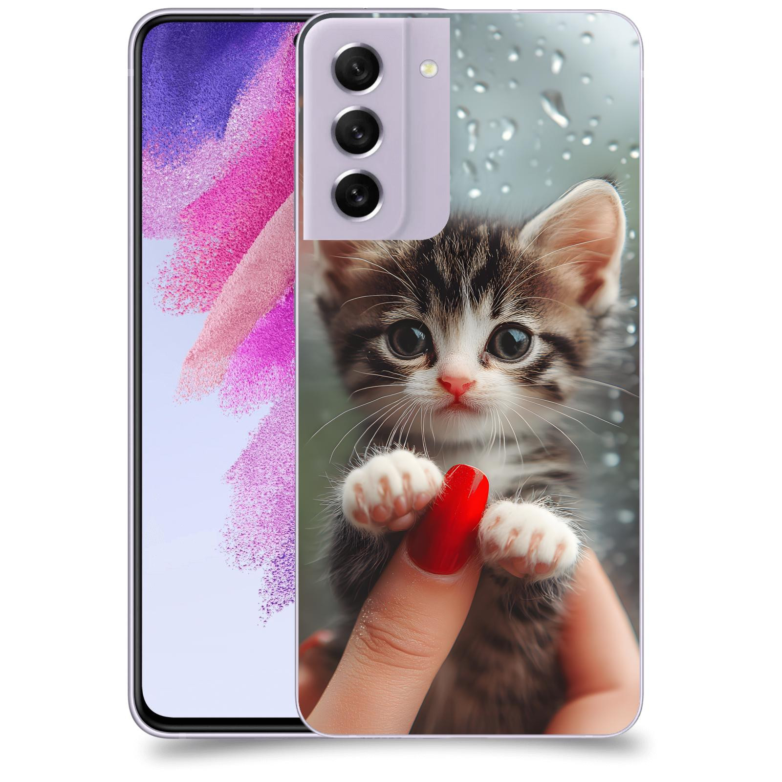 ACOVER Kryt na mobil Samsung Galaxy S21 FE 5G - Koťátko 2