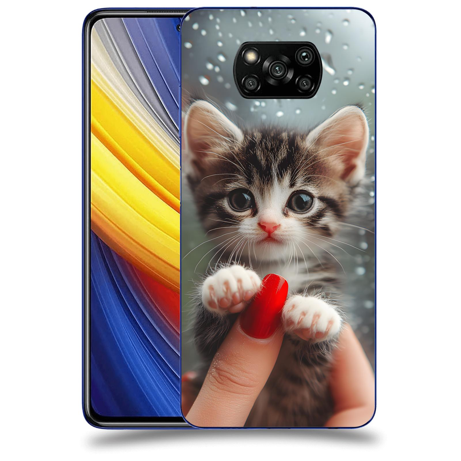 ACOVER Kryt na mobil Xiaomi Poco X3 Pro - Koťátko 2