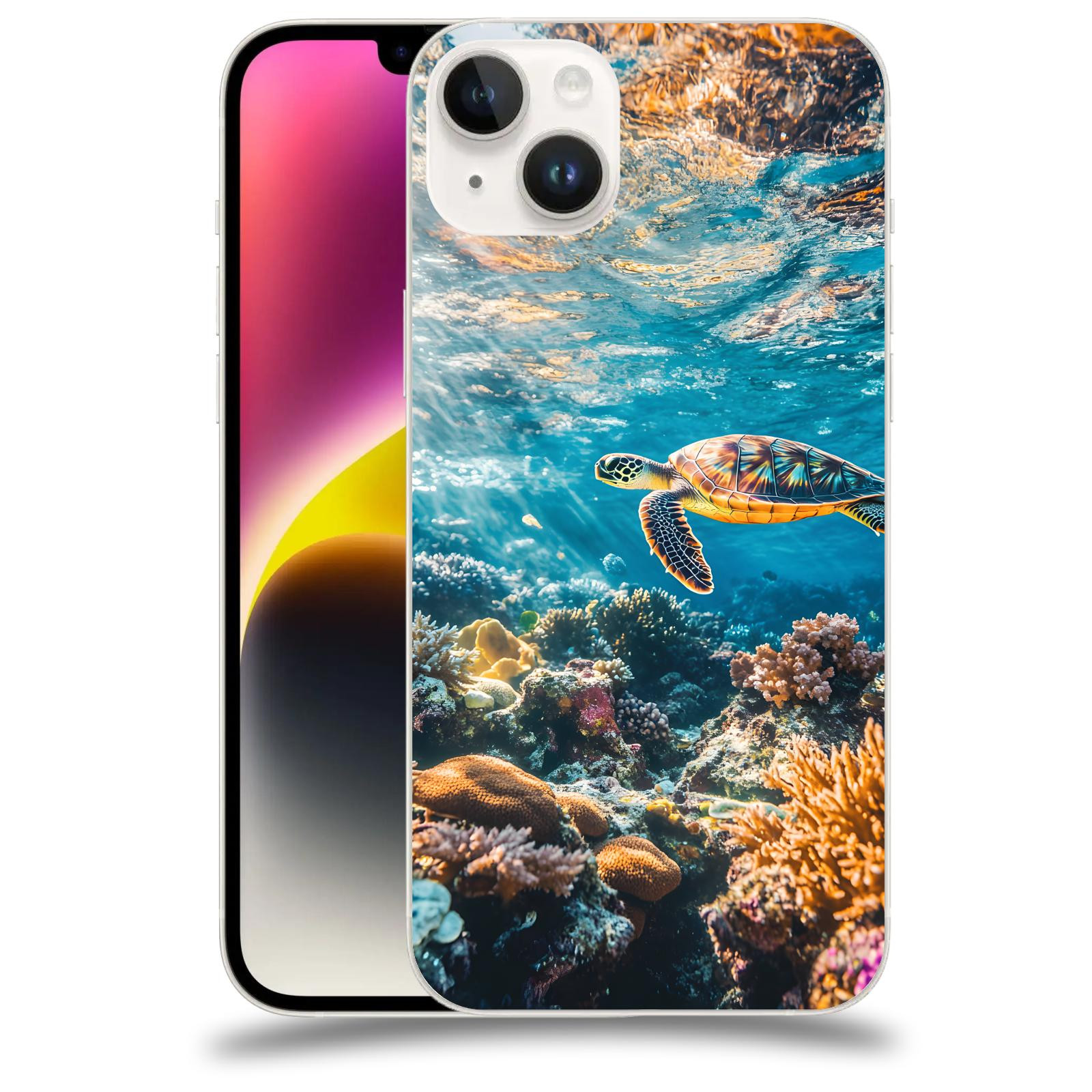 ACOVER Kryt na mobil Apple iPhone 14 Plus - Želva