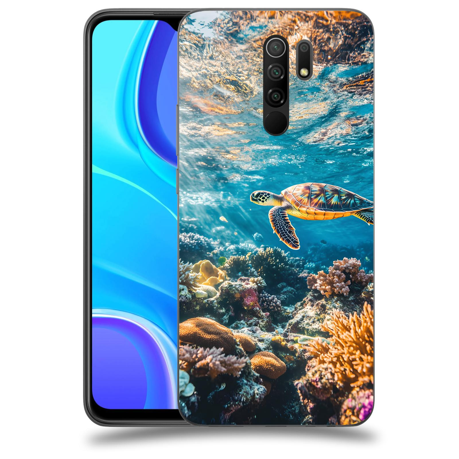 ACOVER Kryt na mobil Xiaomi Redmi 9 - Želva