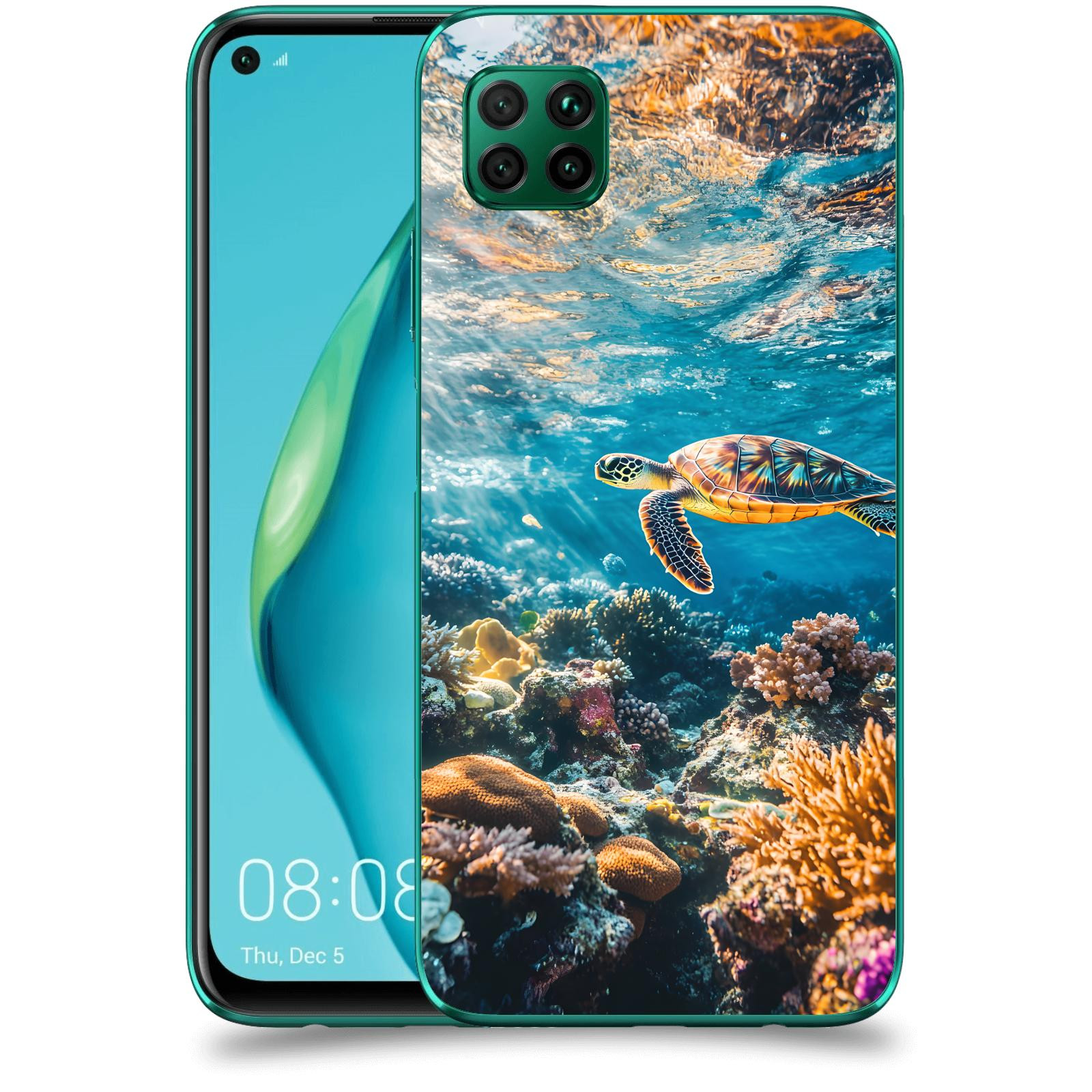 ACOVER Kryt na mobil Huawei P40 Lite - Želva