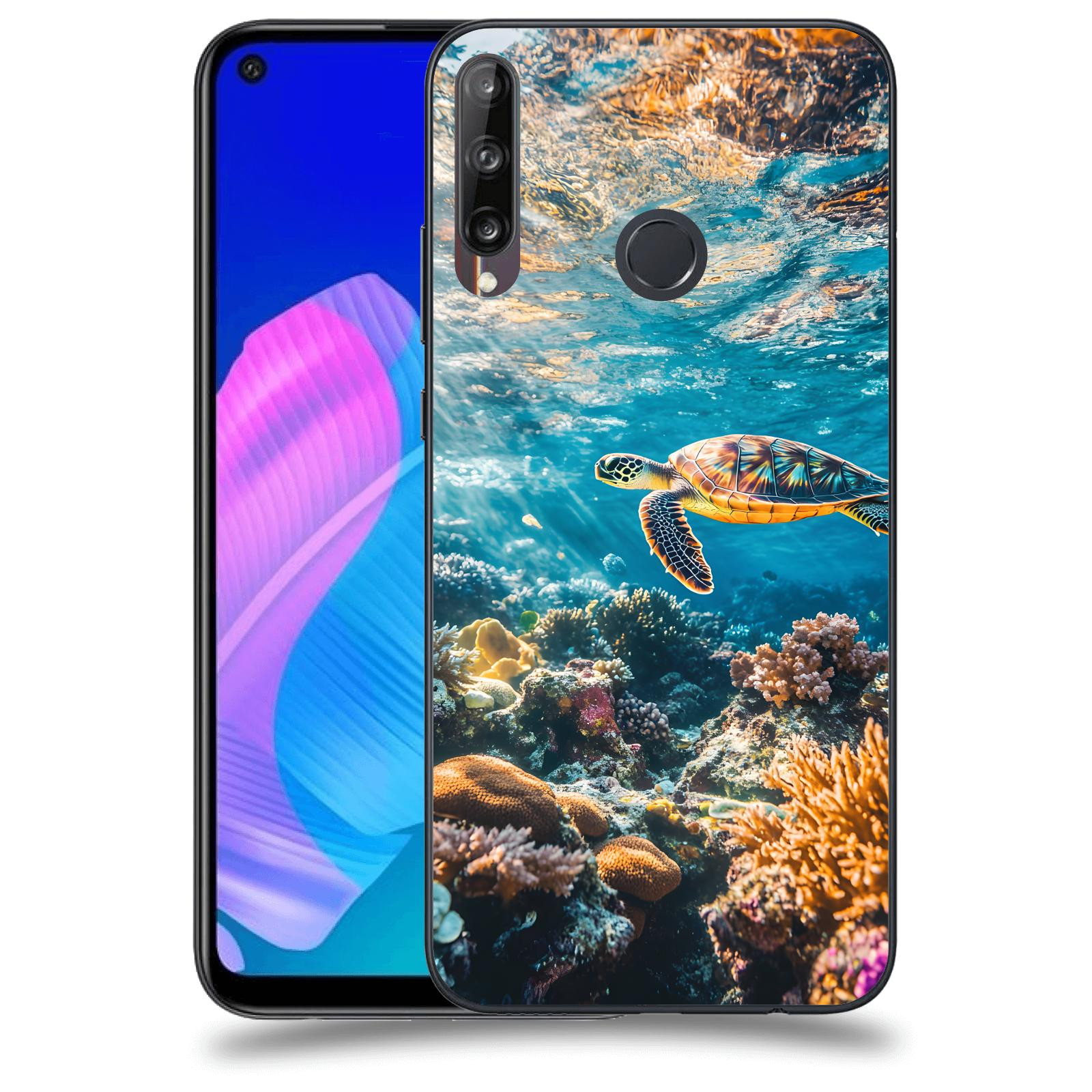 ACOVER Kryt na mobil Huawei P40 Lite E - Želva