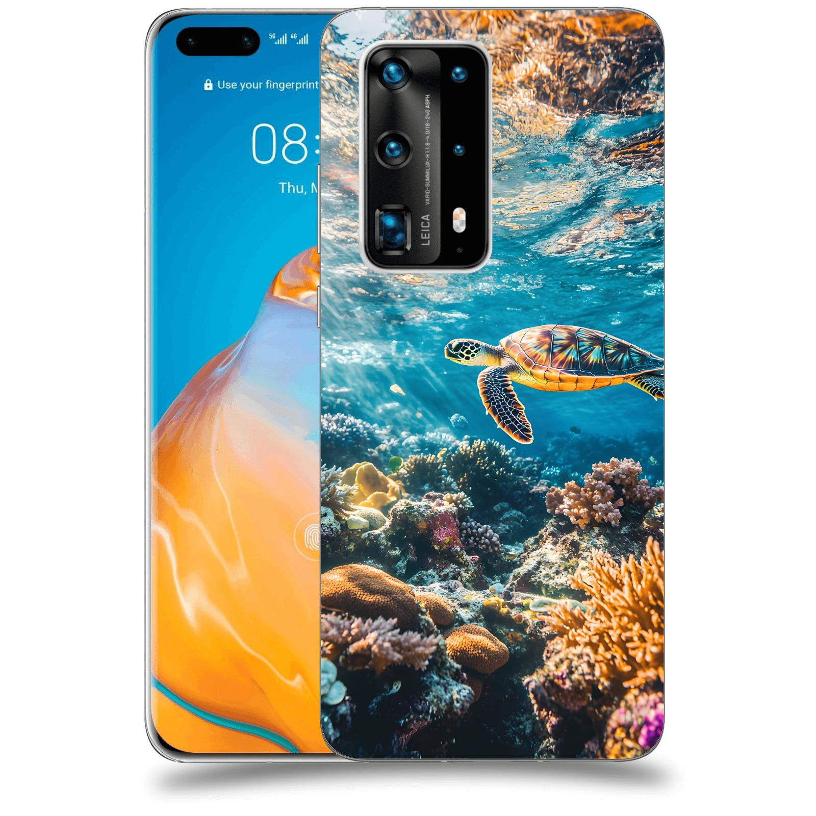 ACOVER Kryt na mobil Huawei P40 Pro - Želva
