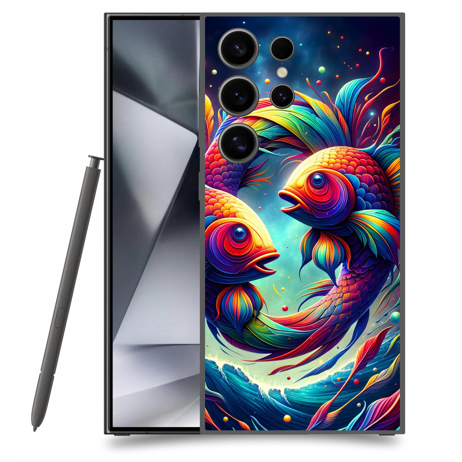 ACOVER Kryt na mobil Samsung Galaxy S24 Ultra - Ryby