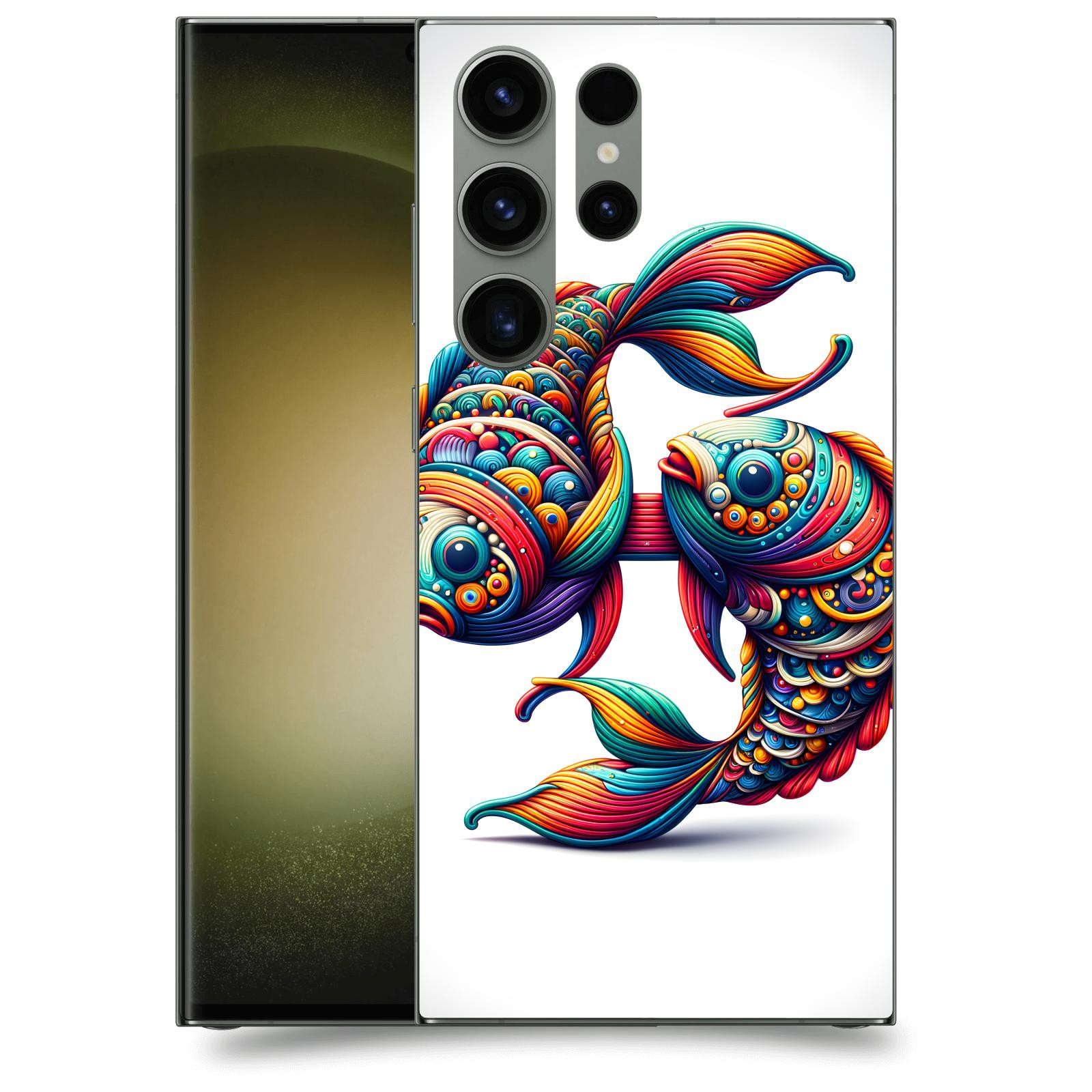 ACOVER Kryt na mobil Samsung Galaxy S23 Ultra 5G - Ryby 2