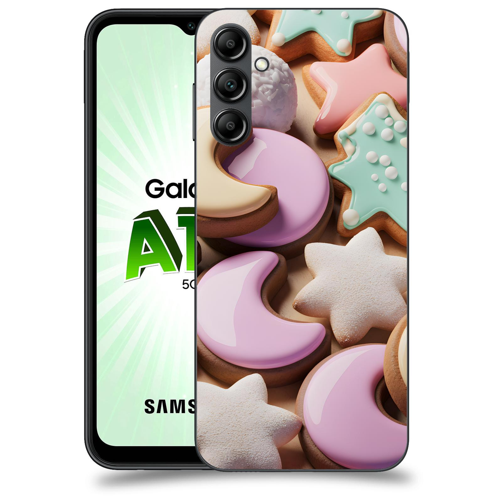 ACOVER Kryt na mobil Samsung Galaxy A14 5G - Vánoční cukroví