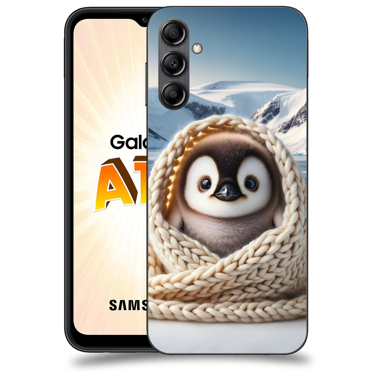 ACOVER Kryt na mobil Samsung Galaxy A14 LTE - Tučňák