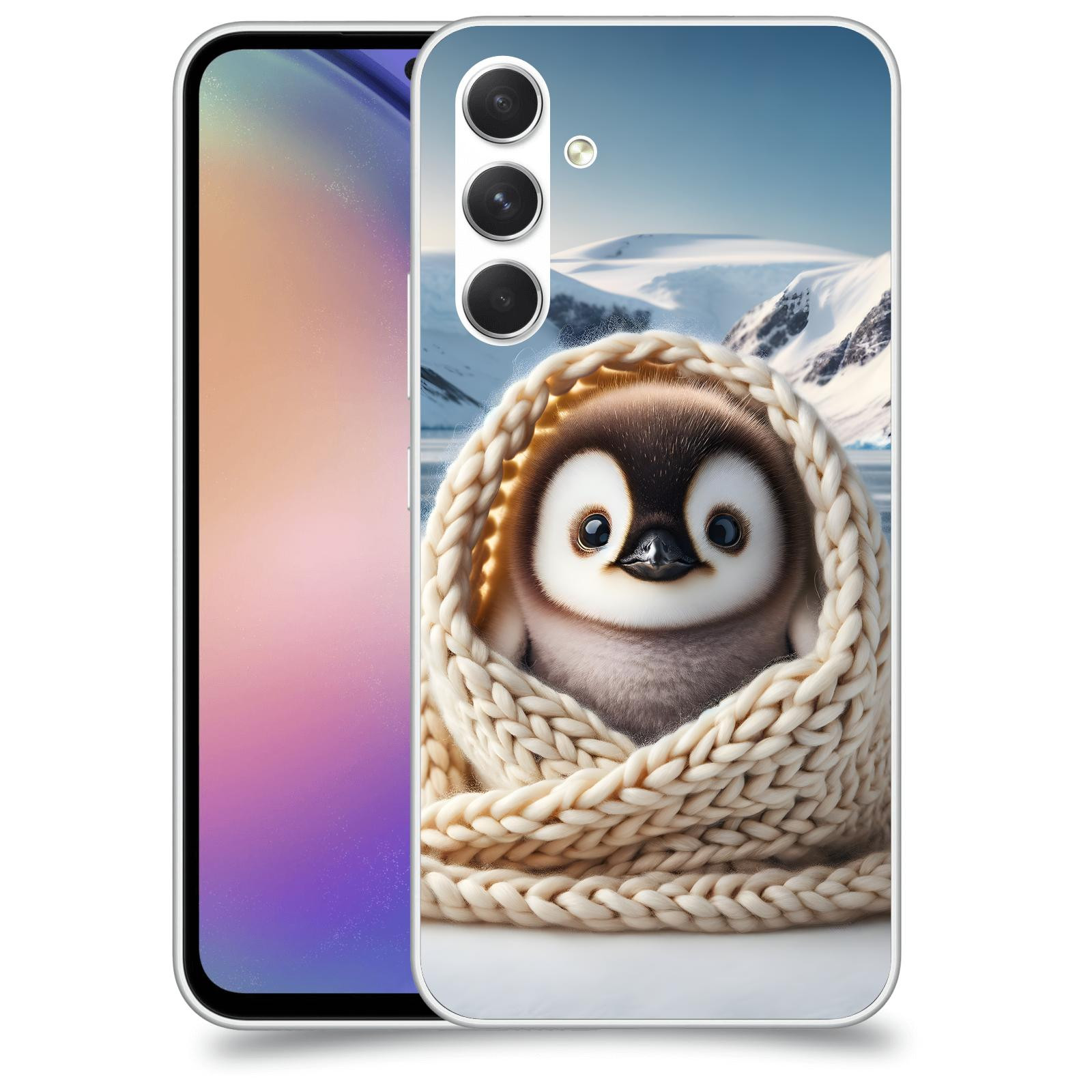 ACOVER Kryt na mobil Samsung Galaxy M54 5G - Tučňák