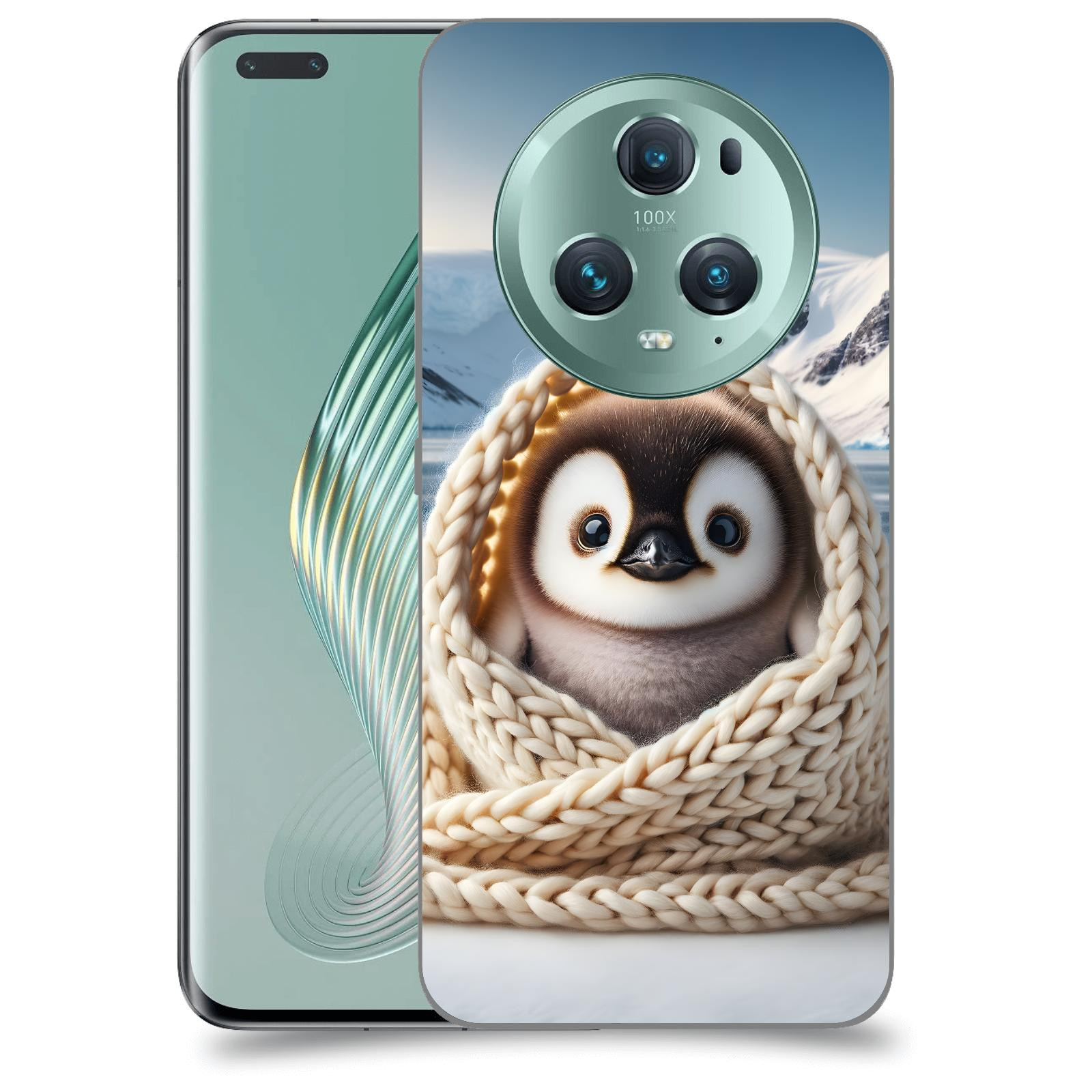 ACOVER Kryt na mobil Honor Magic5 Pro - Tučňák