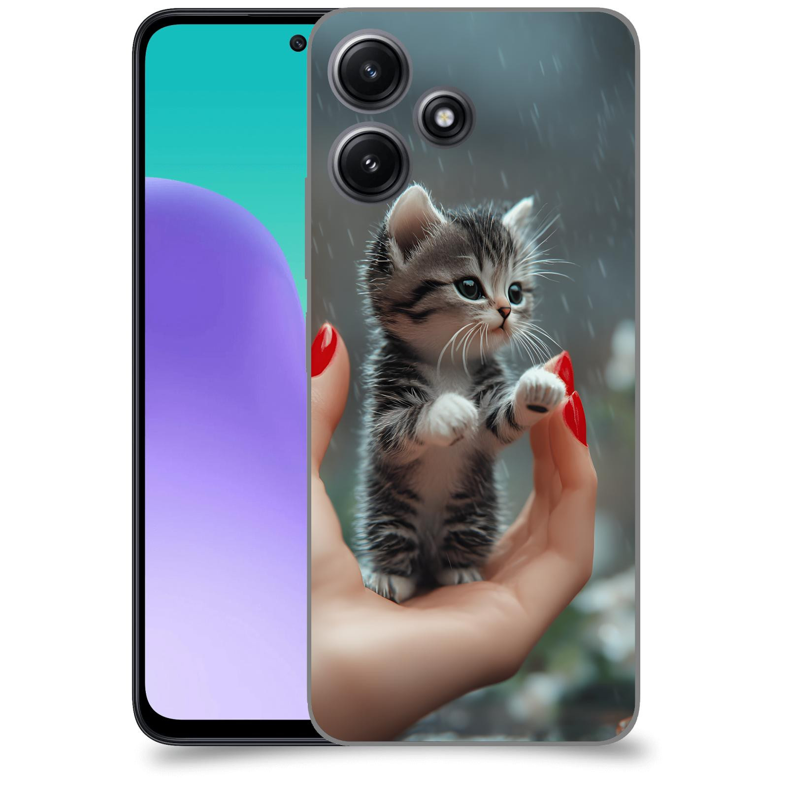 ACOVER Kryt na mobil Xiaomi Redmi 12 5G - Koťátko