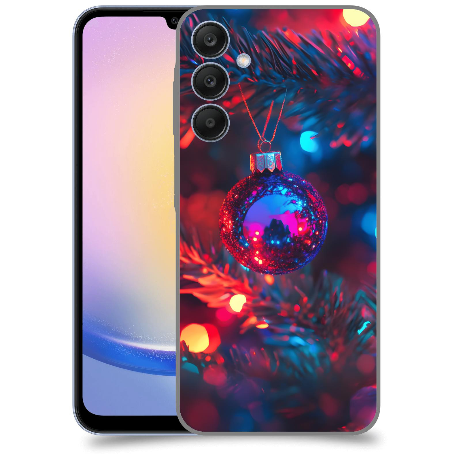 ACOVER Kryt na mobil Samsung Galaxy A25 5G - Vánoční ozdoba