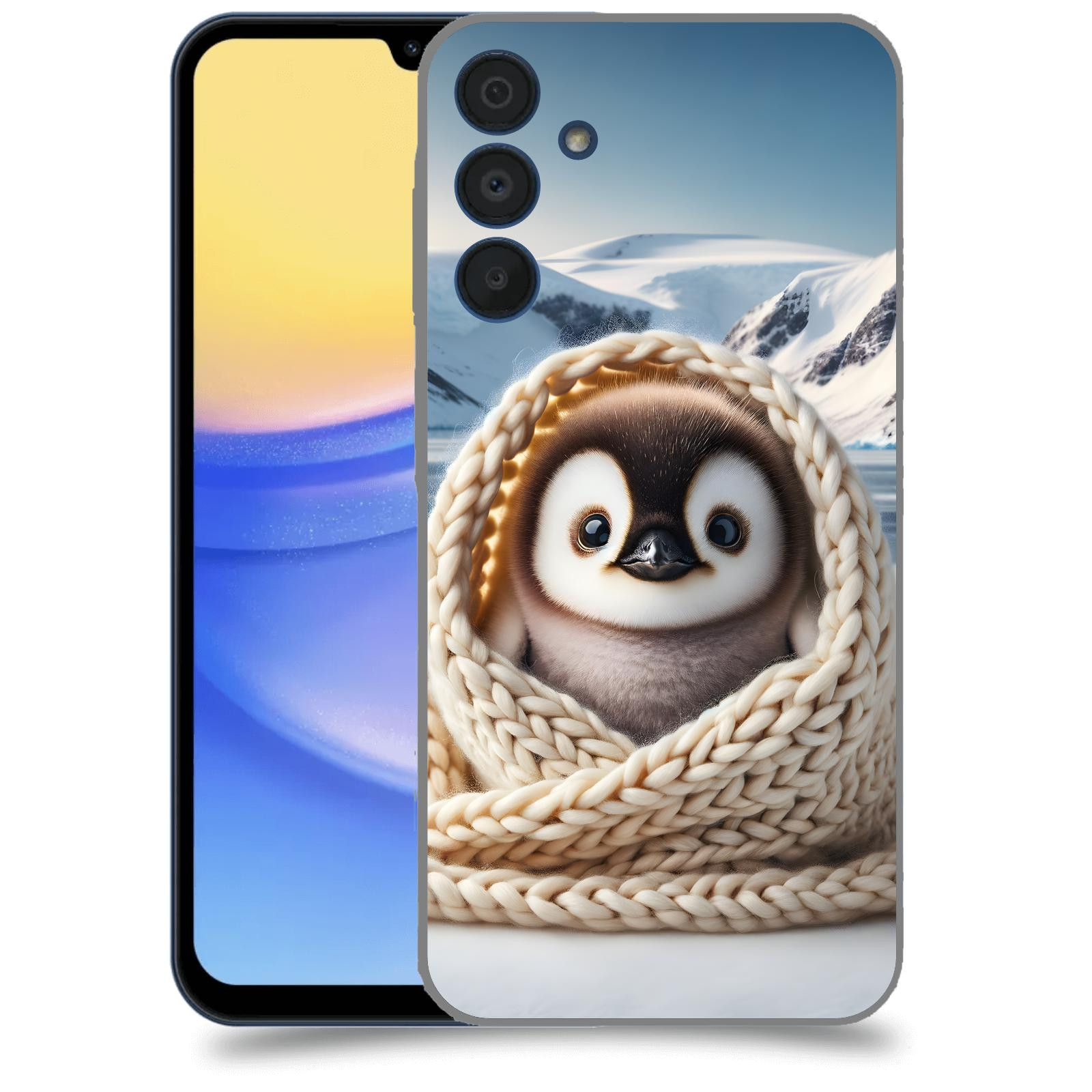 ACOVER Kryt na mobil Samsung Galaxy A15 5G - Tučňák