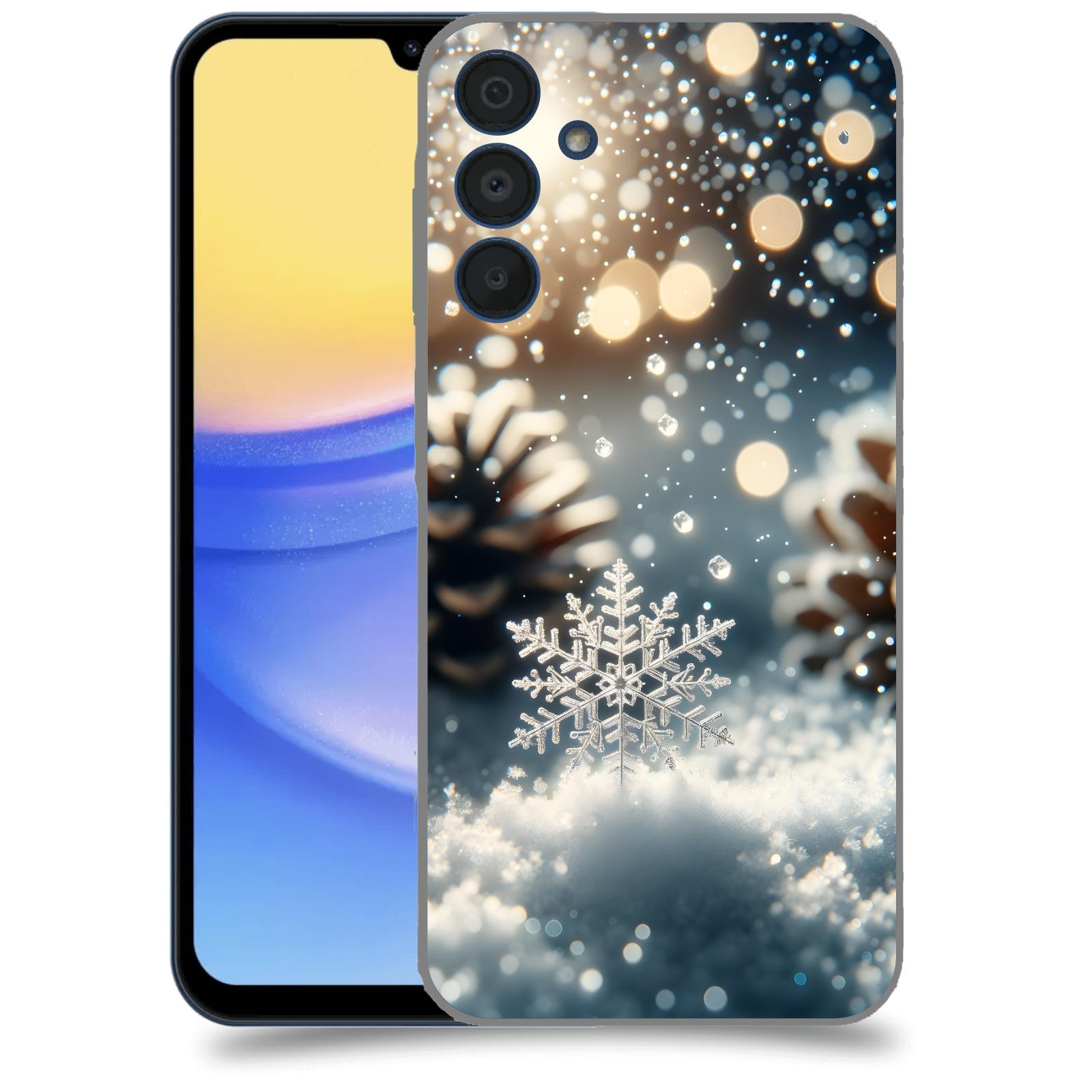 ACOVER Kryt na mobil Samsung Galaxy A15 5G - Vločka