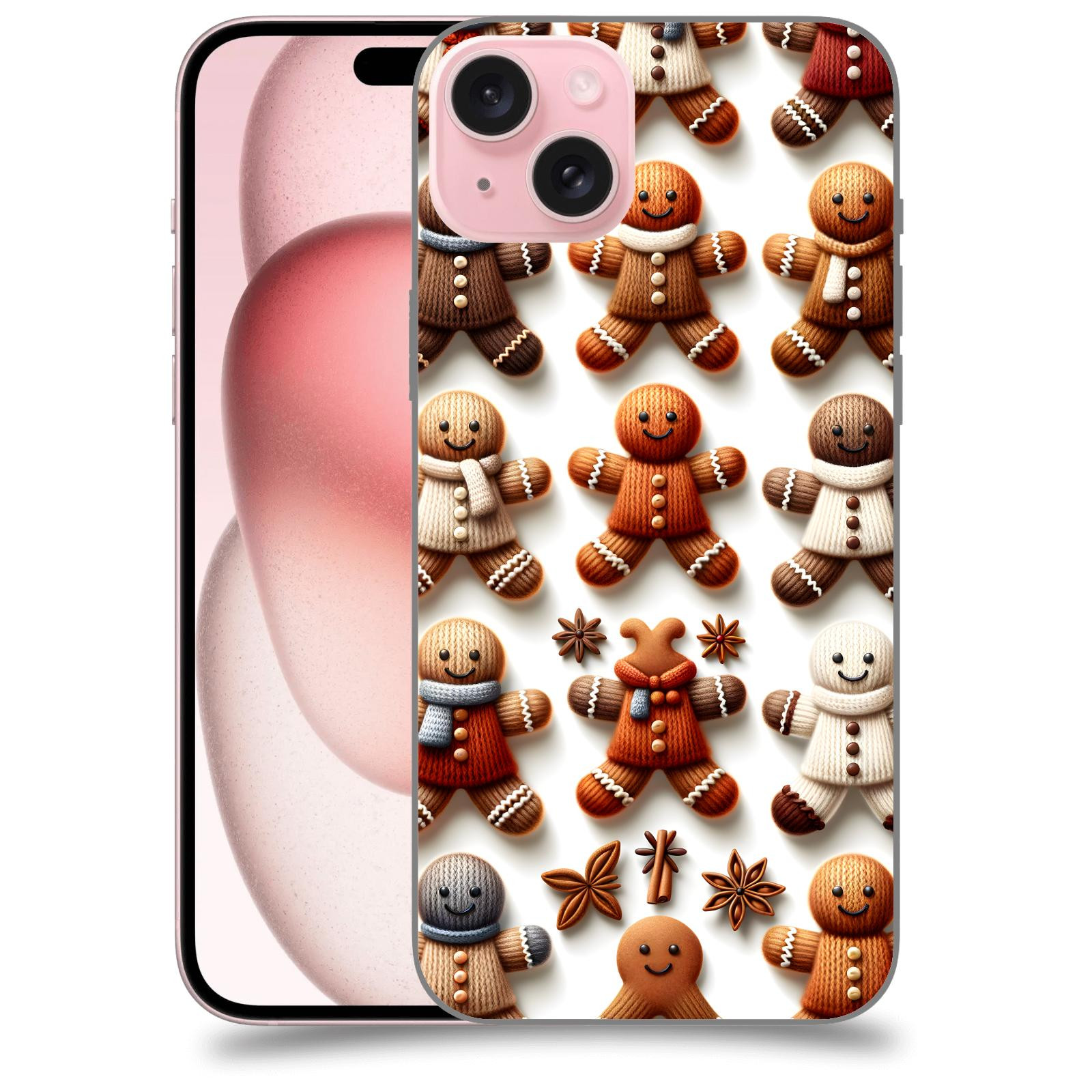 ACOVER Kryt na mobil Apple iPhone 15 plus - Perníčky 2