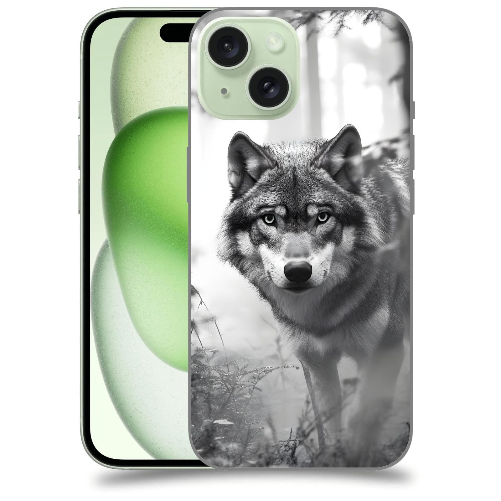 ACOVER Kryt na mobil Apple iPhone 15 - Vlk