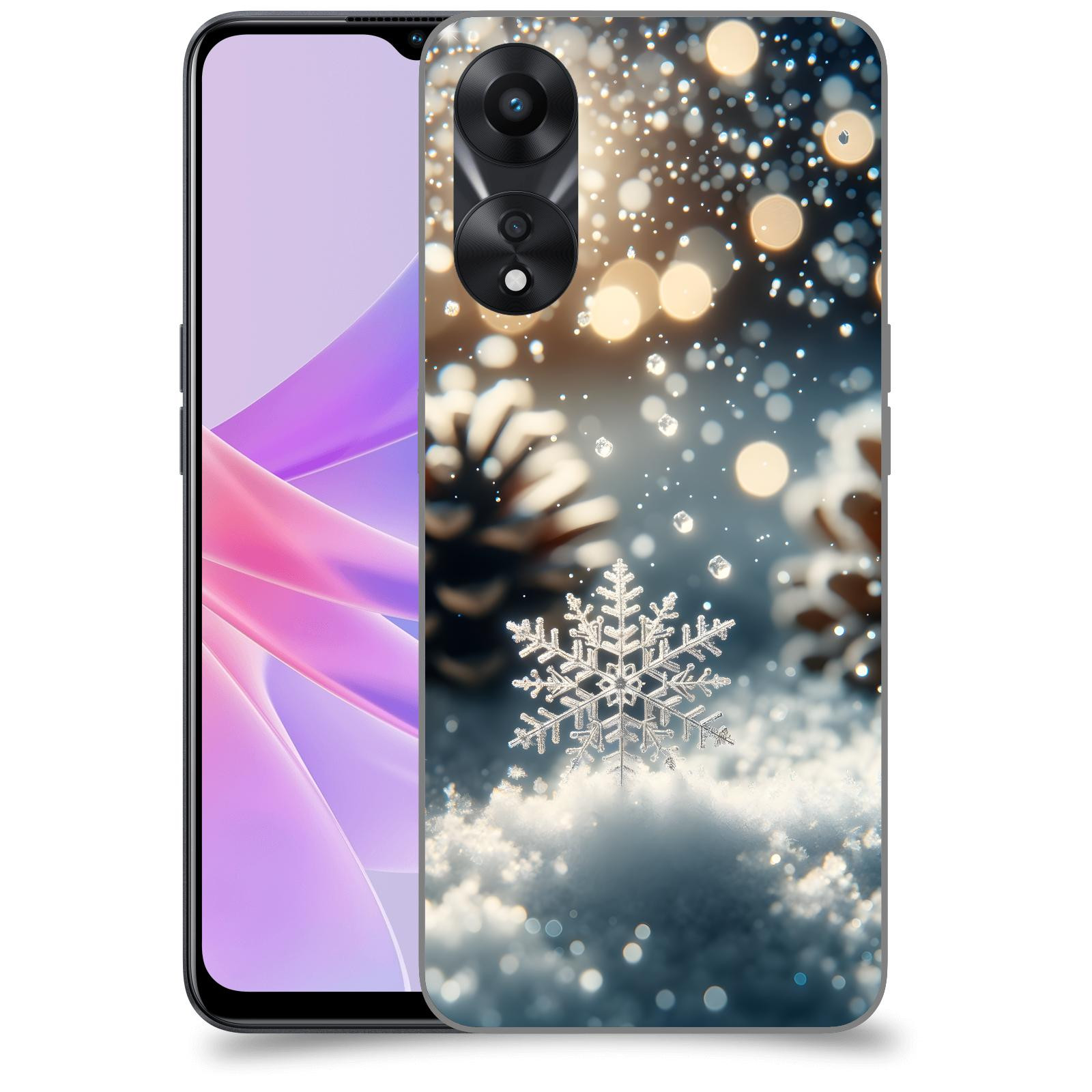 ACOVER Kryt na mobil OPPO A78 5G - Vločka