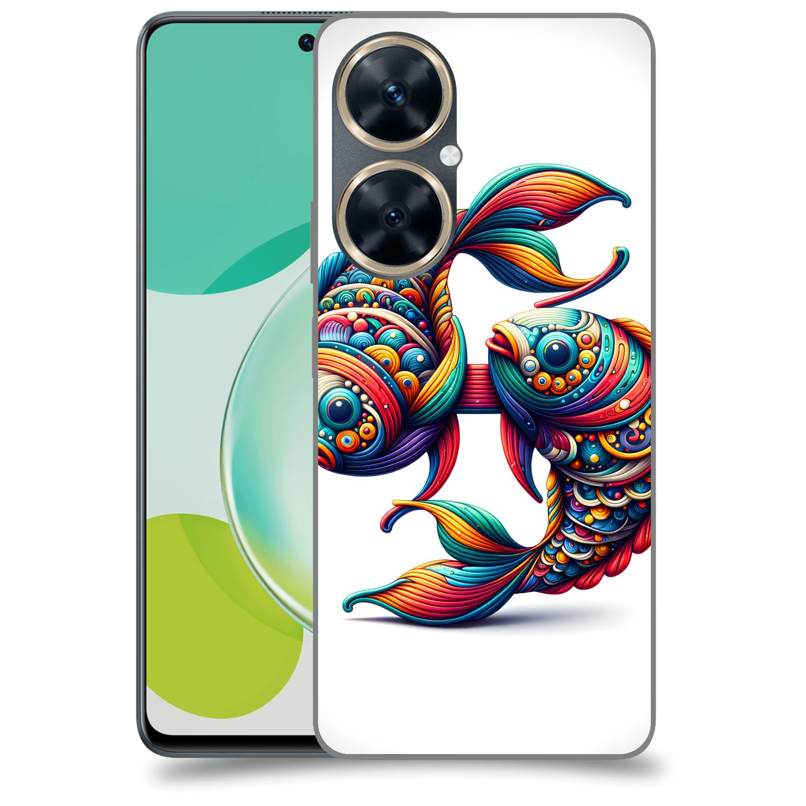 ACOVER Kryt na mobil HUAWEI Nova 11 - Ryby 2