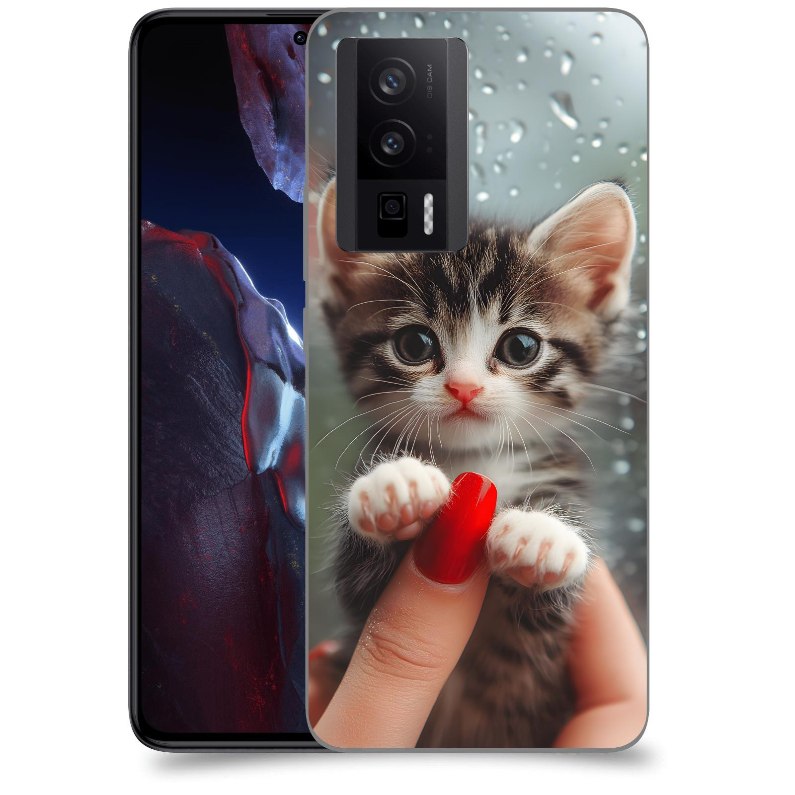 ACOVER Kryt na mobil Xiaomi Poco F5 Pro 5G - Koťátko 2