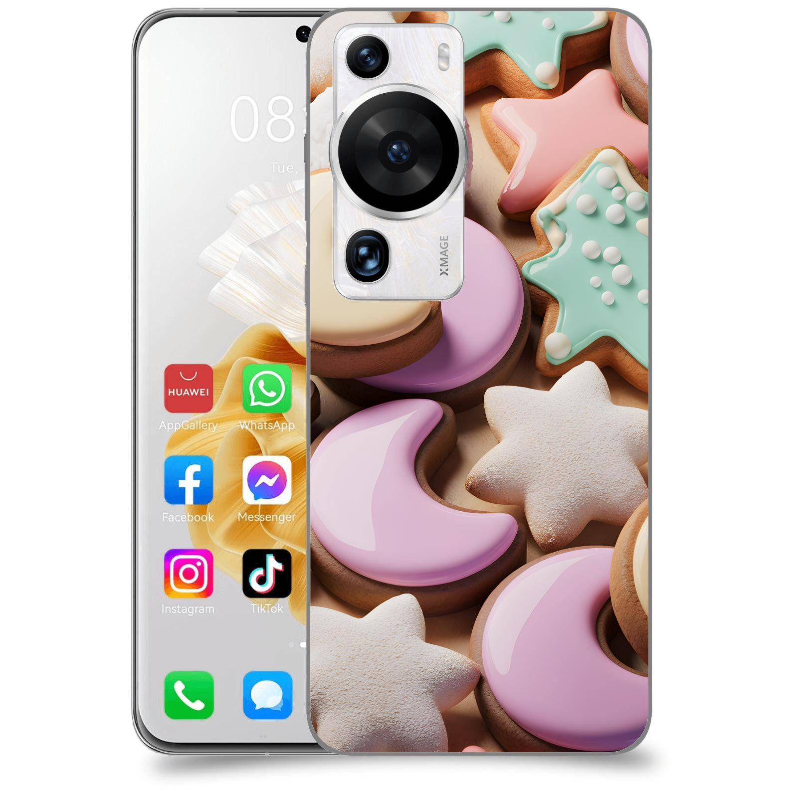 ACOVER Kryt na mobil Huawei P60 Pro - Vánoční cukroví