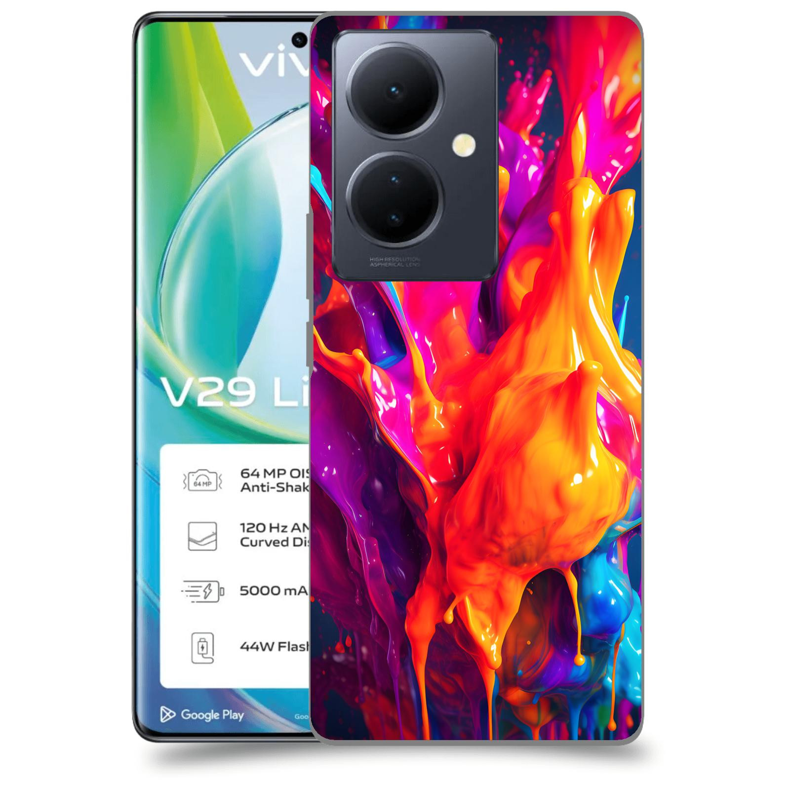 ACOVER Kryt na mobil VIVO V29 Lite 5G - Beautiful Liquid I