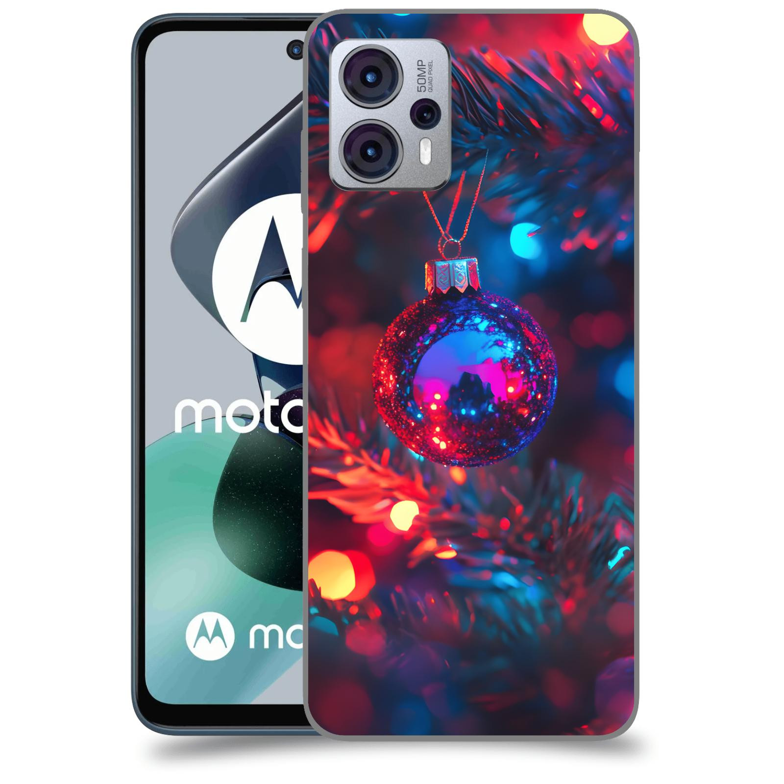 ACOVER Kryt na mobil Motorola Moto G23 - Vánoční ozdoba