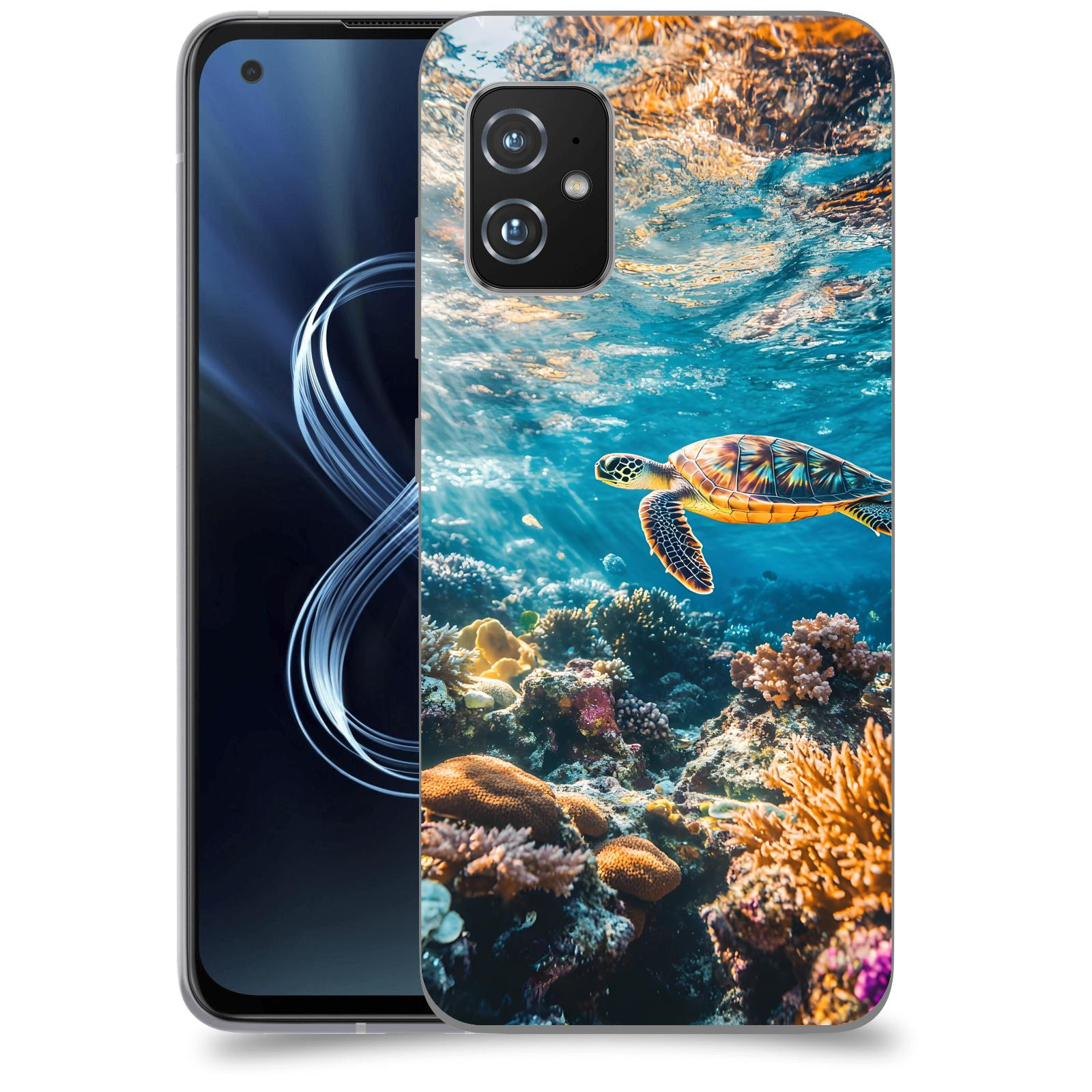 ACOVER Kryt na mobil Honor Magic5 Lite 5G - Želva