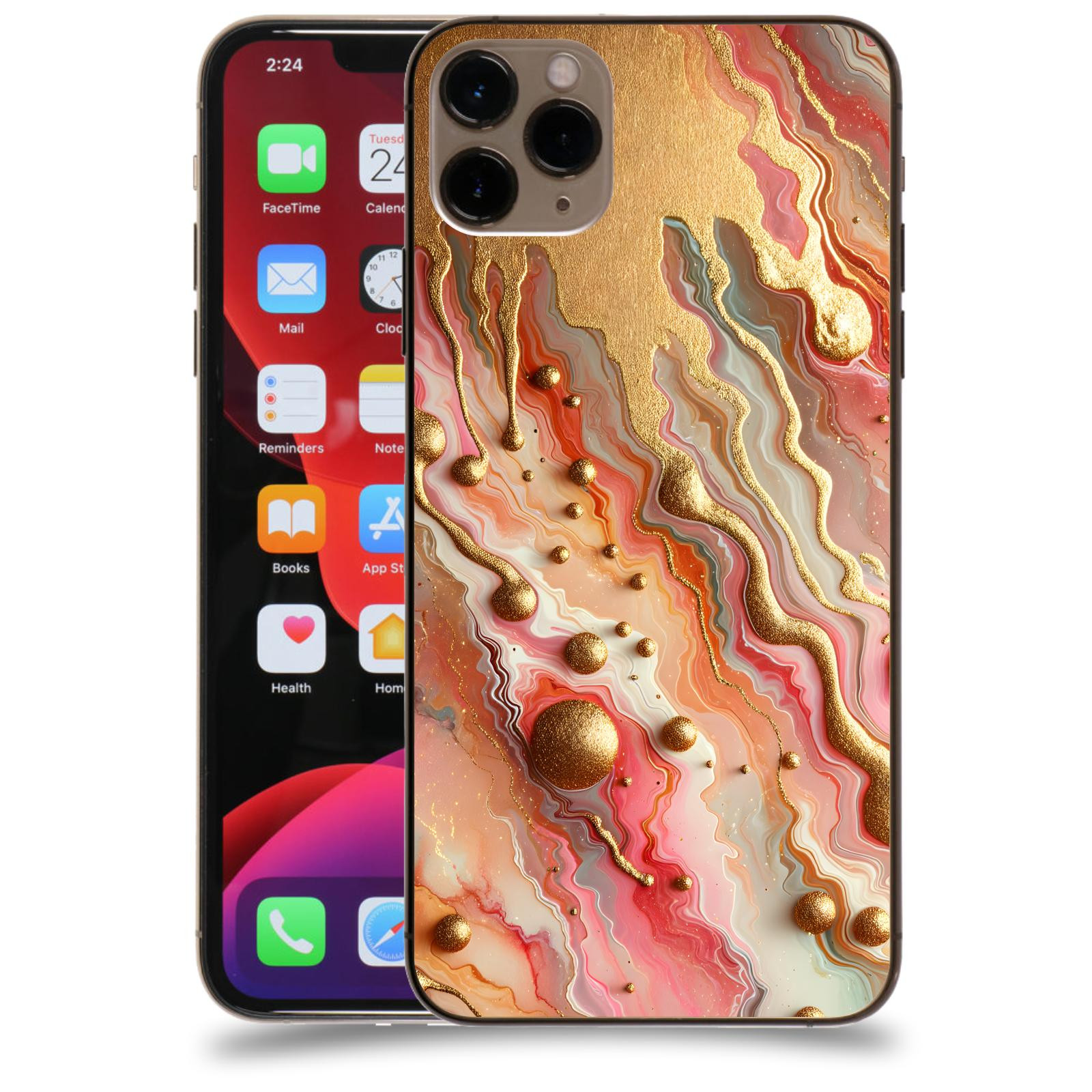 ACOVER Kryt na mobil Apple iPhone 11 Pro Max - Liquid Gold